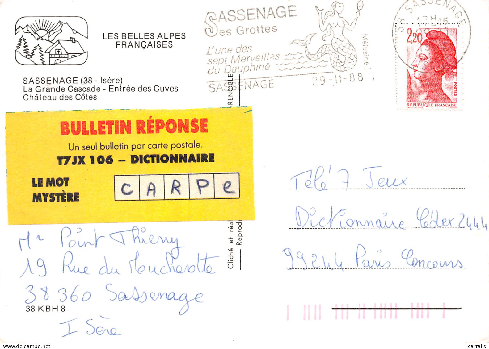 38-SASSENAGE-N°C4123-D/0243 - Sassenage