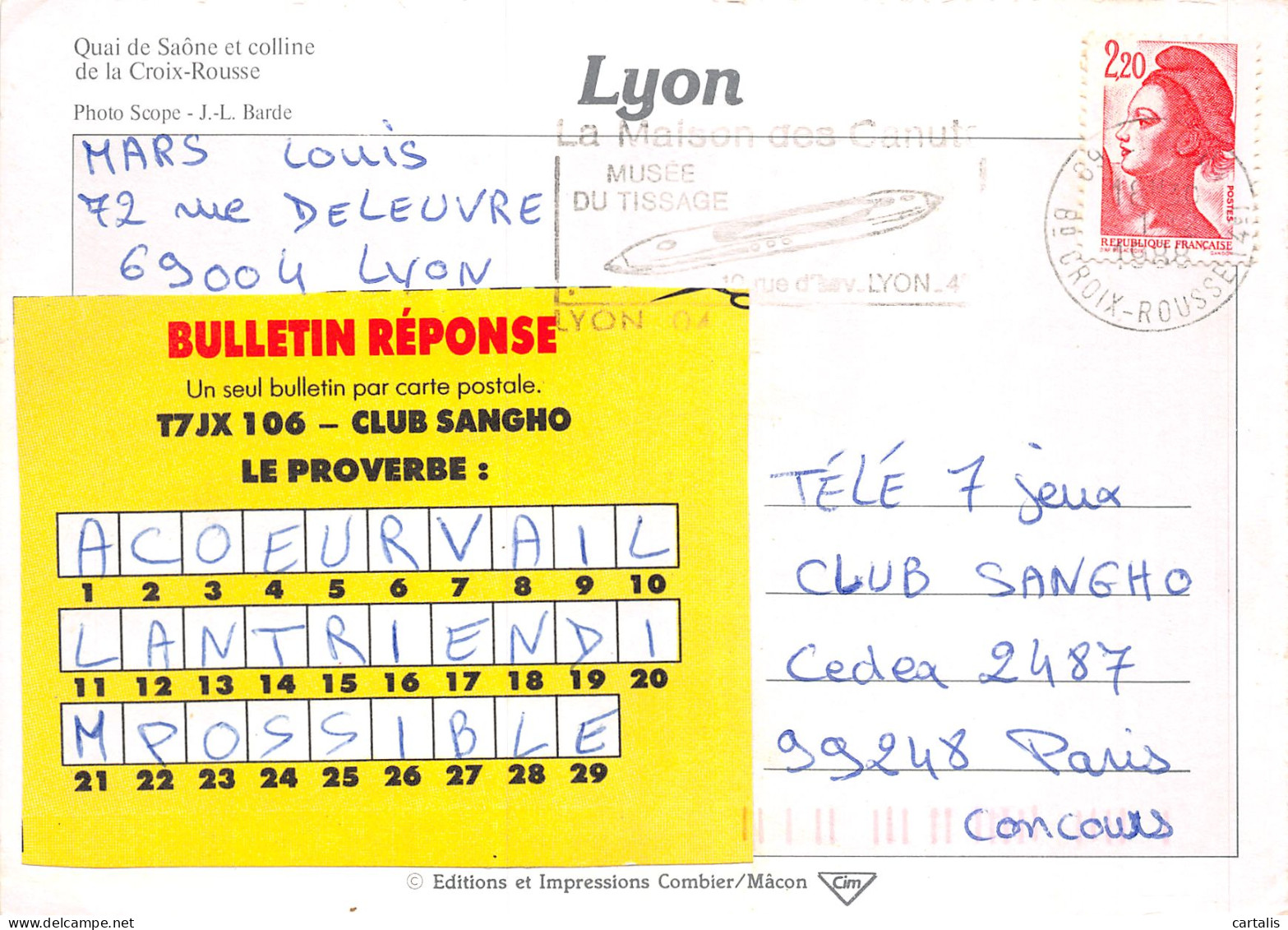 69-LYON-N°C4123-D/0237 - Lyon 1