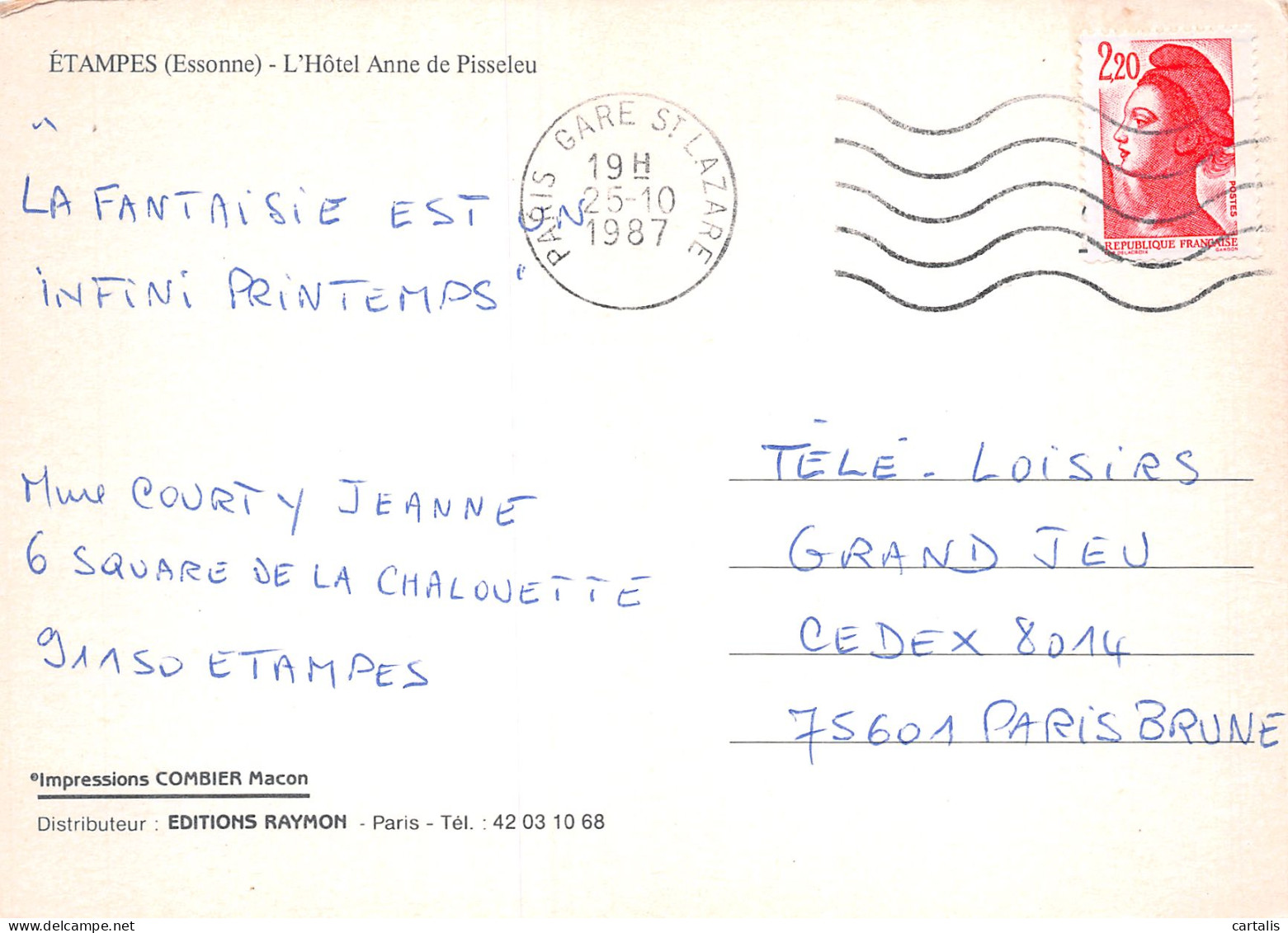 91-ETAMPES-N°C4123-C/0185 - Etampes