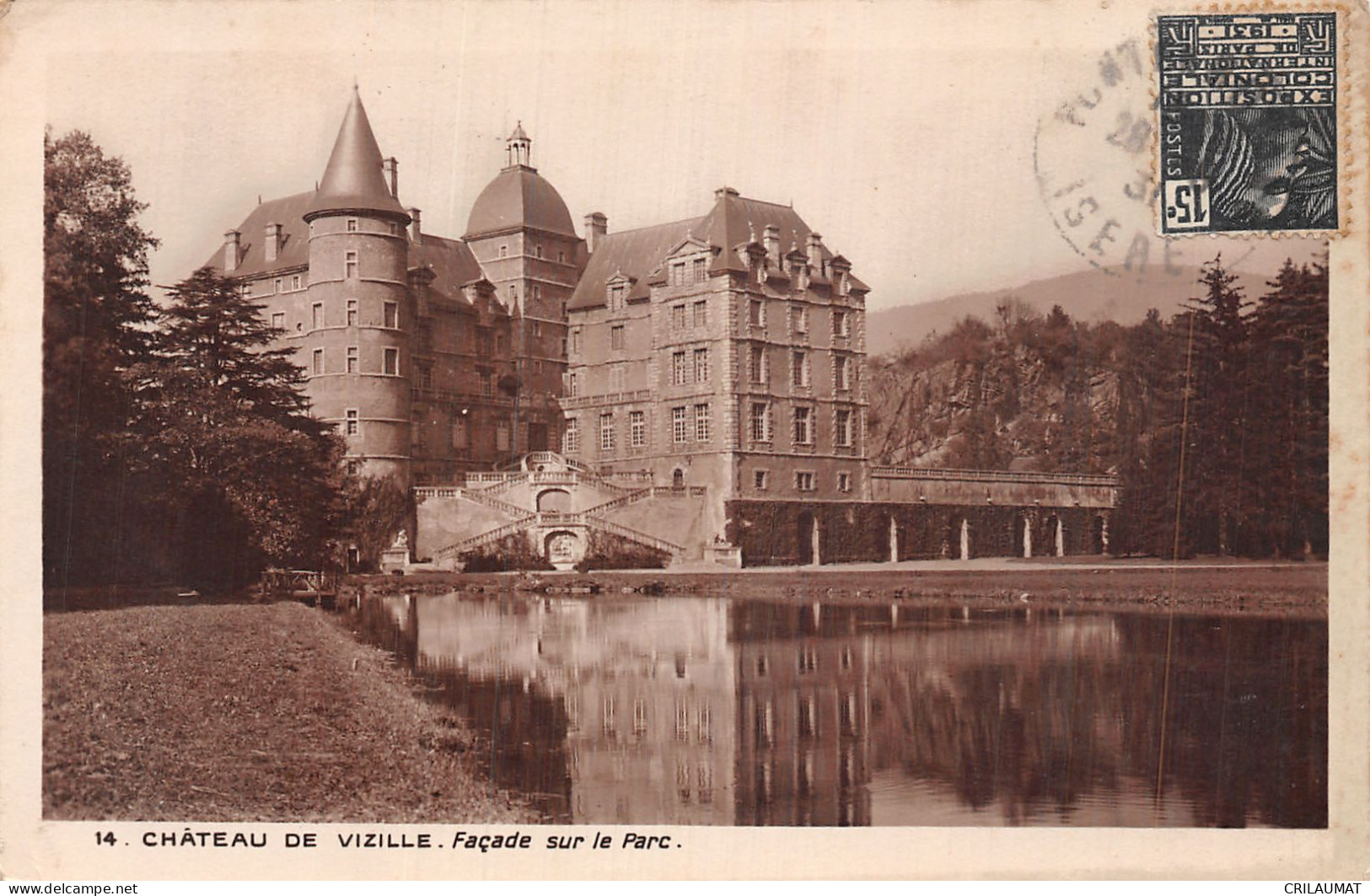 38-VIZILLE LE CHATEAU-N°LP5129-A/0089 - Vizille