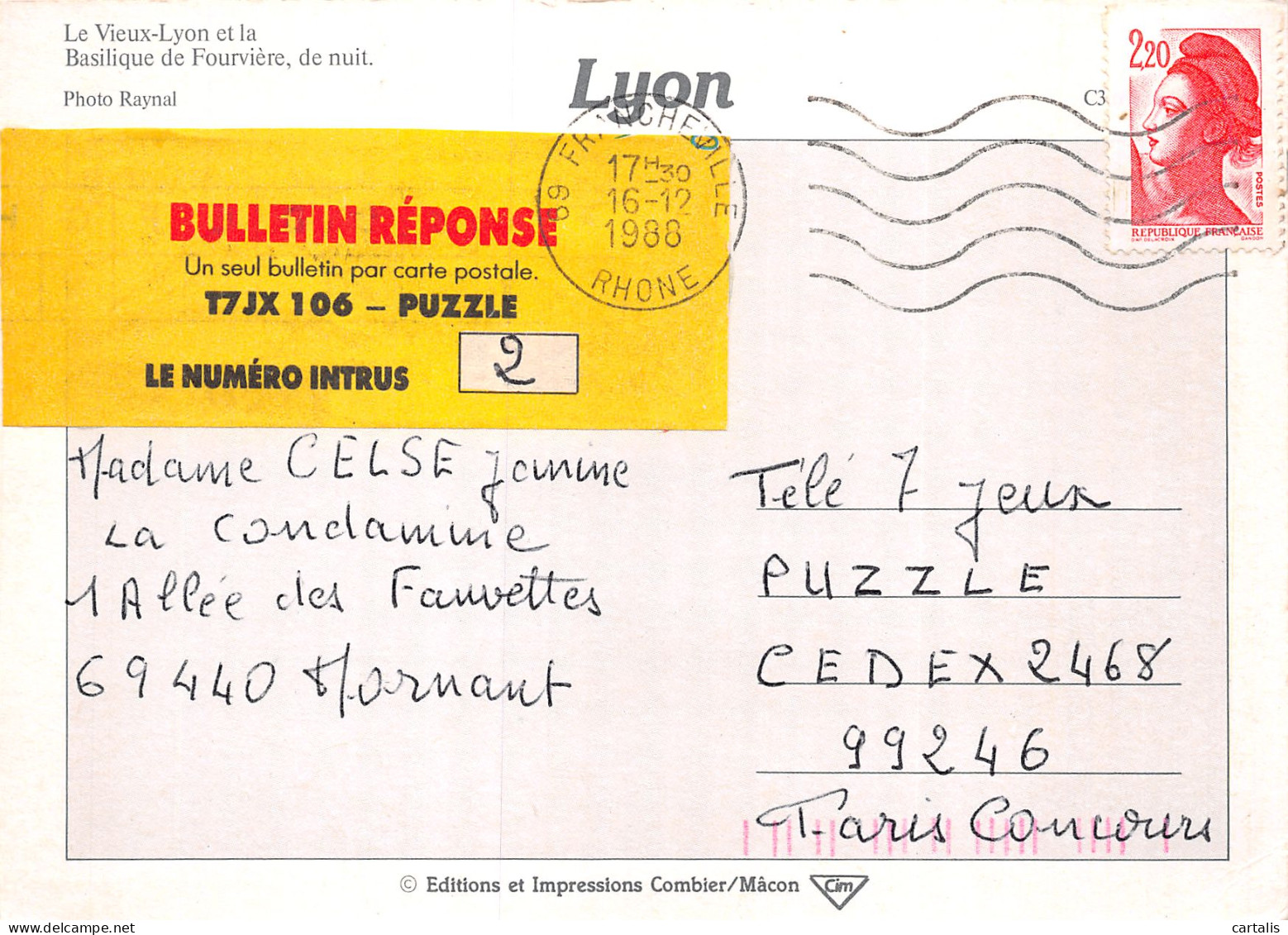 69-LYON-N°C4124-C/0047 - Lyon 1