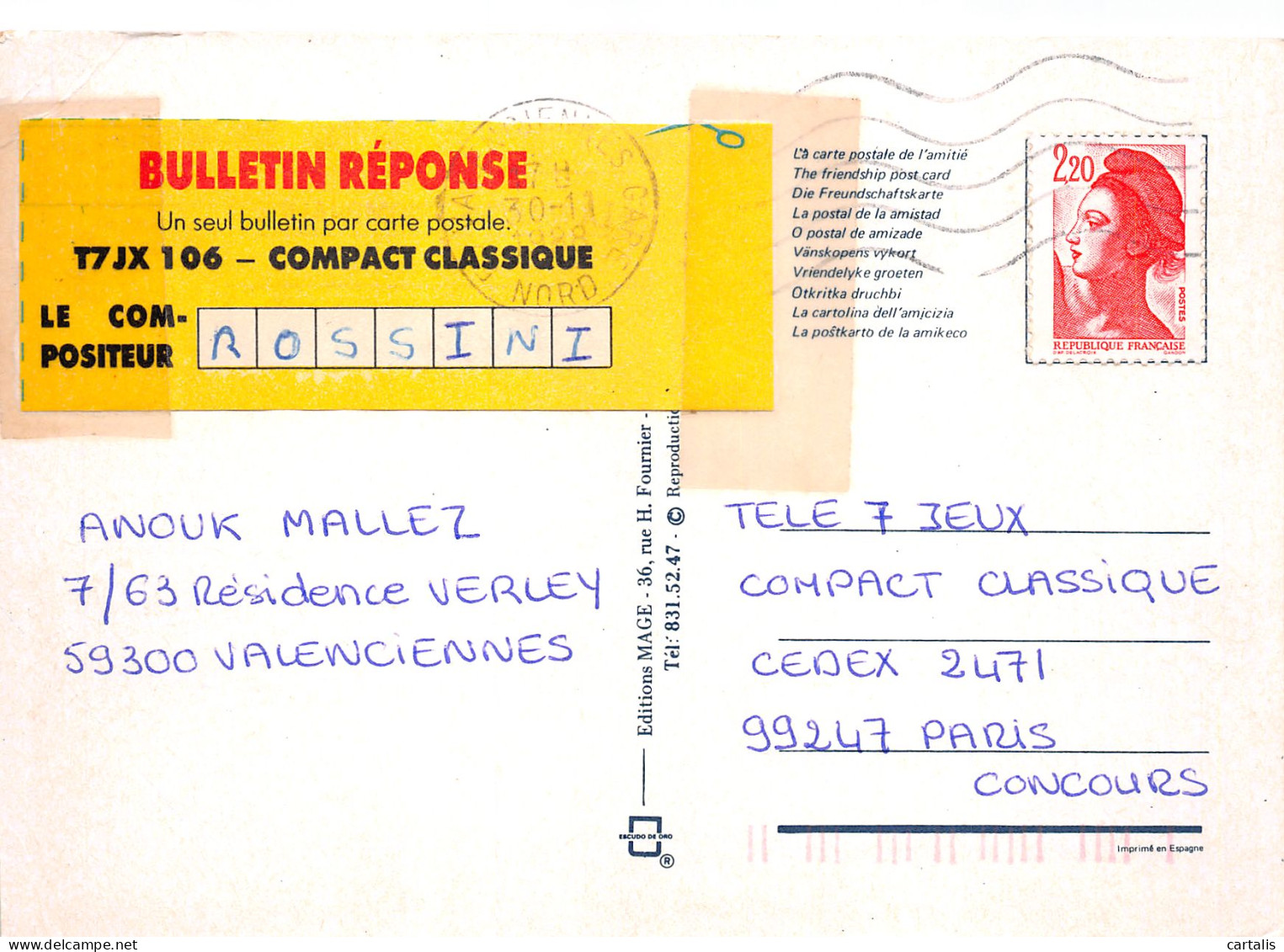 59-VALENCIENNES-N°C4124-A/0371 - Valenciennes