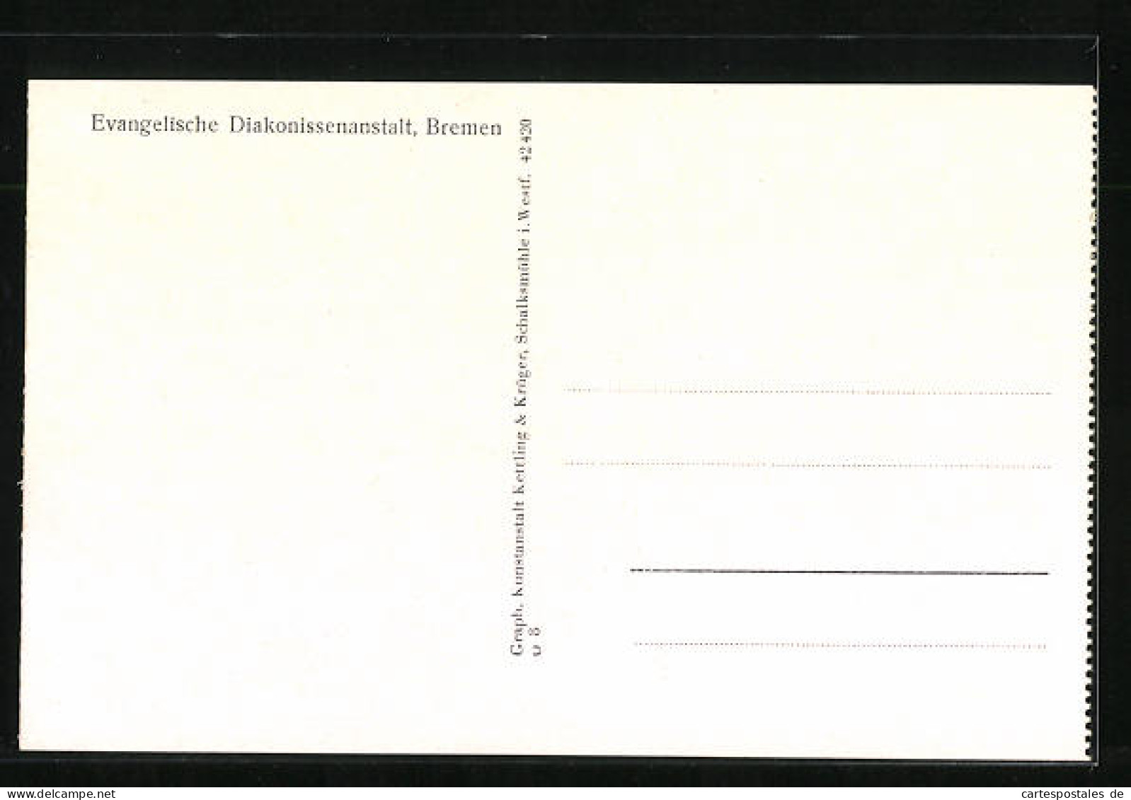 AK Bremen, Evangelische Diakonissenanstalt, Liegehalle In Lesum-Friedehorst  - Bremen