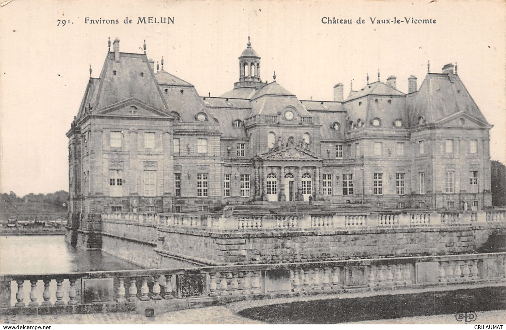 77-VAUX LE VICOMTE LE CHATEAU-N°LP5129-E/0103 - Vaux Le Vicomte