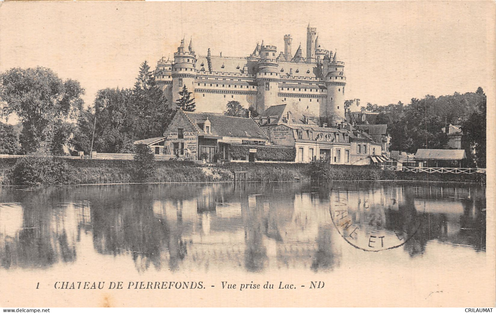 60-PIERREFONDS LE CHATEAU-N°LP5129-D/0137 - Pierrefonds