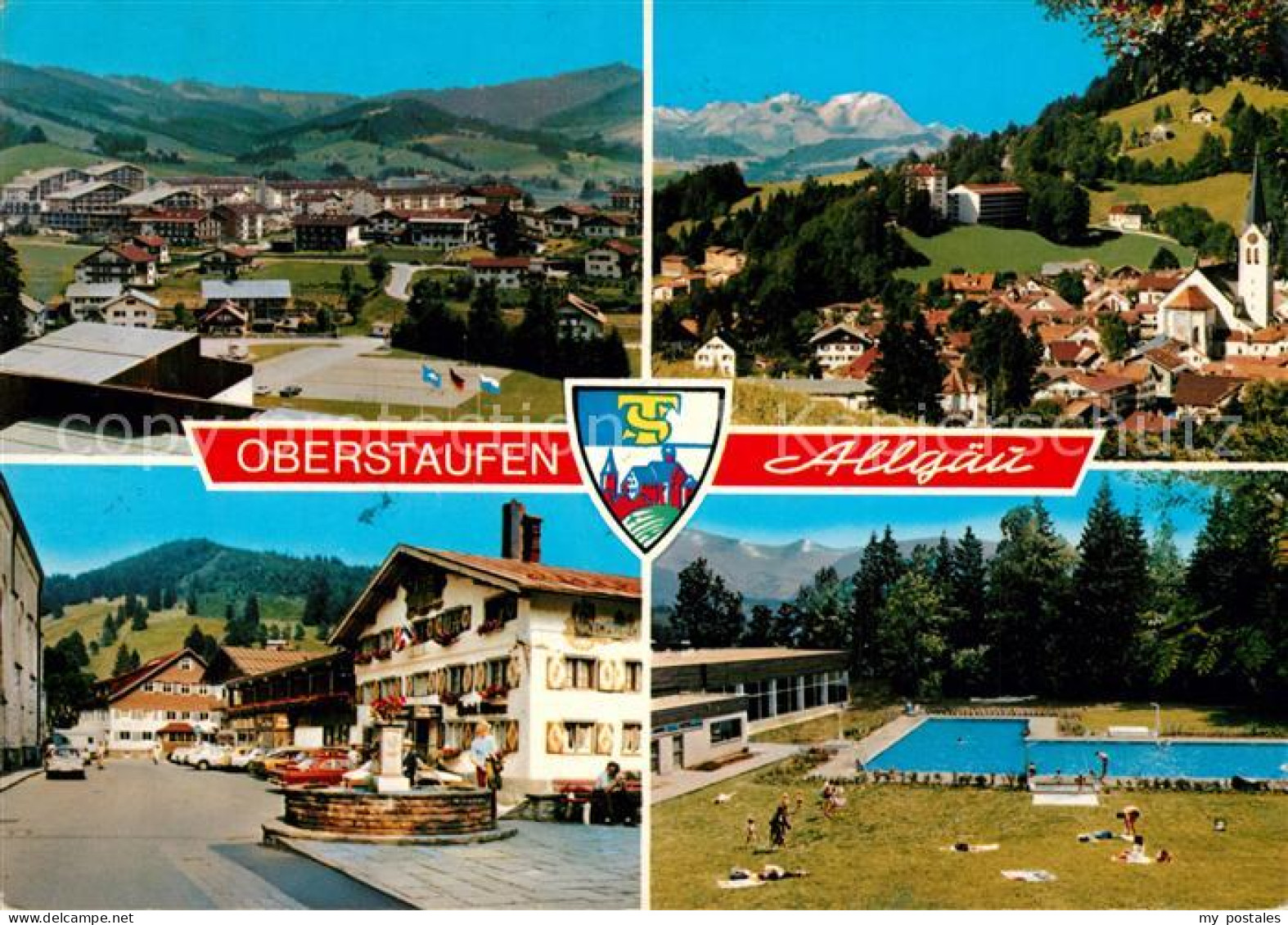 73312256 Oberstaufen Schwimmbad Brunnen Oberstaufen - Oberstaufen