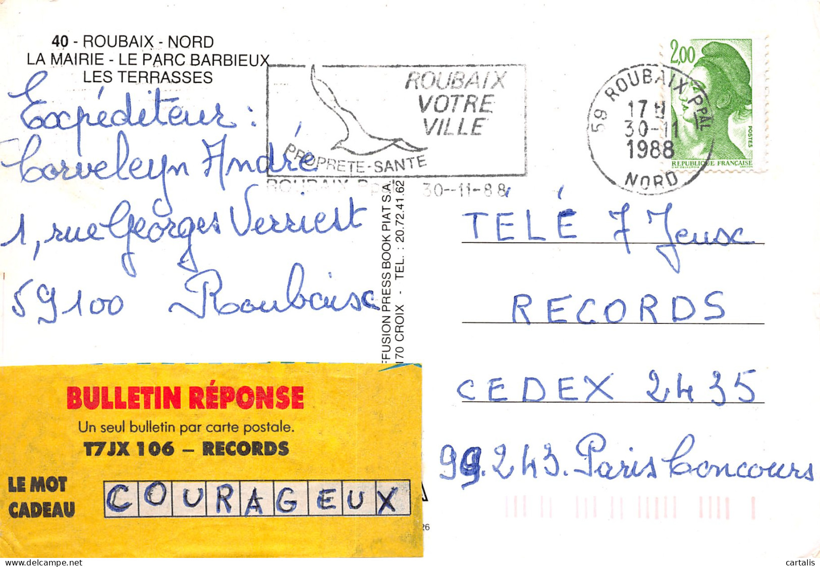 59-ROUBAIX-N°C4124-C/0335 - Roubaix