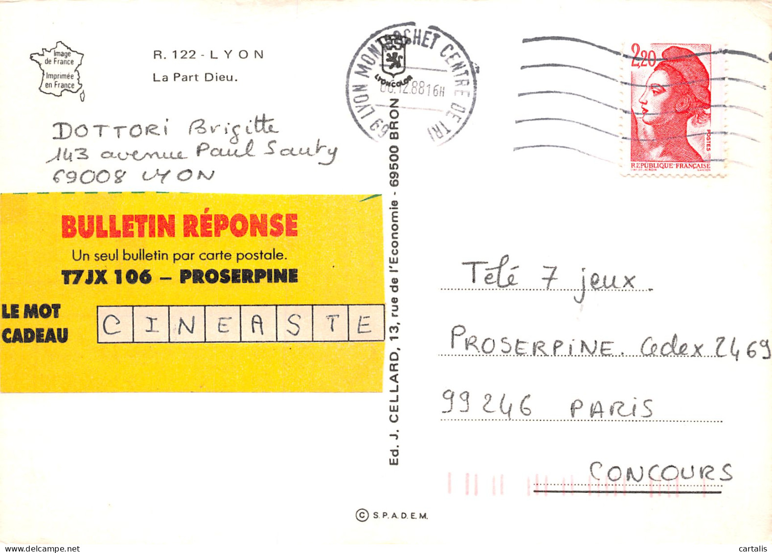 69-LYON-N°C4124-C/0171 - Lyon 1