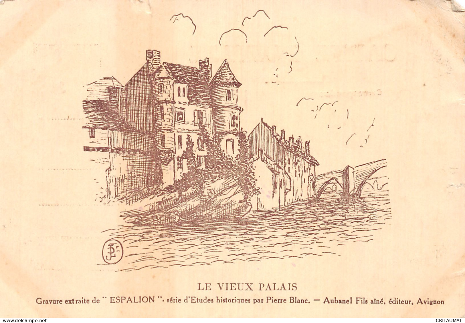 12-ESPALION LE VIEUX PALAIS-N°LP5129-G/0199 - Espalion