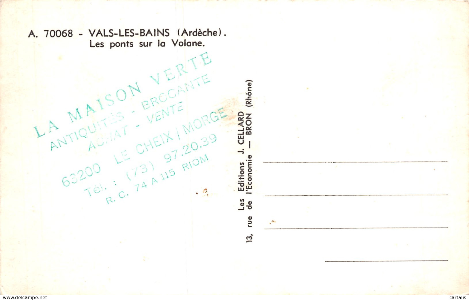07-VALS LES BAINS-N°C4126-C/0147 - Vals Les Bains