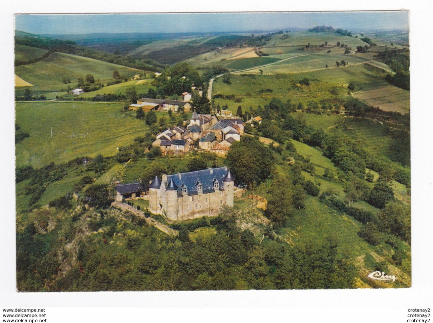 81 VILLENEUVE SUR TARN Vers Alban Vue Aérienne Château Et Village De St André - Alban