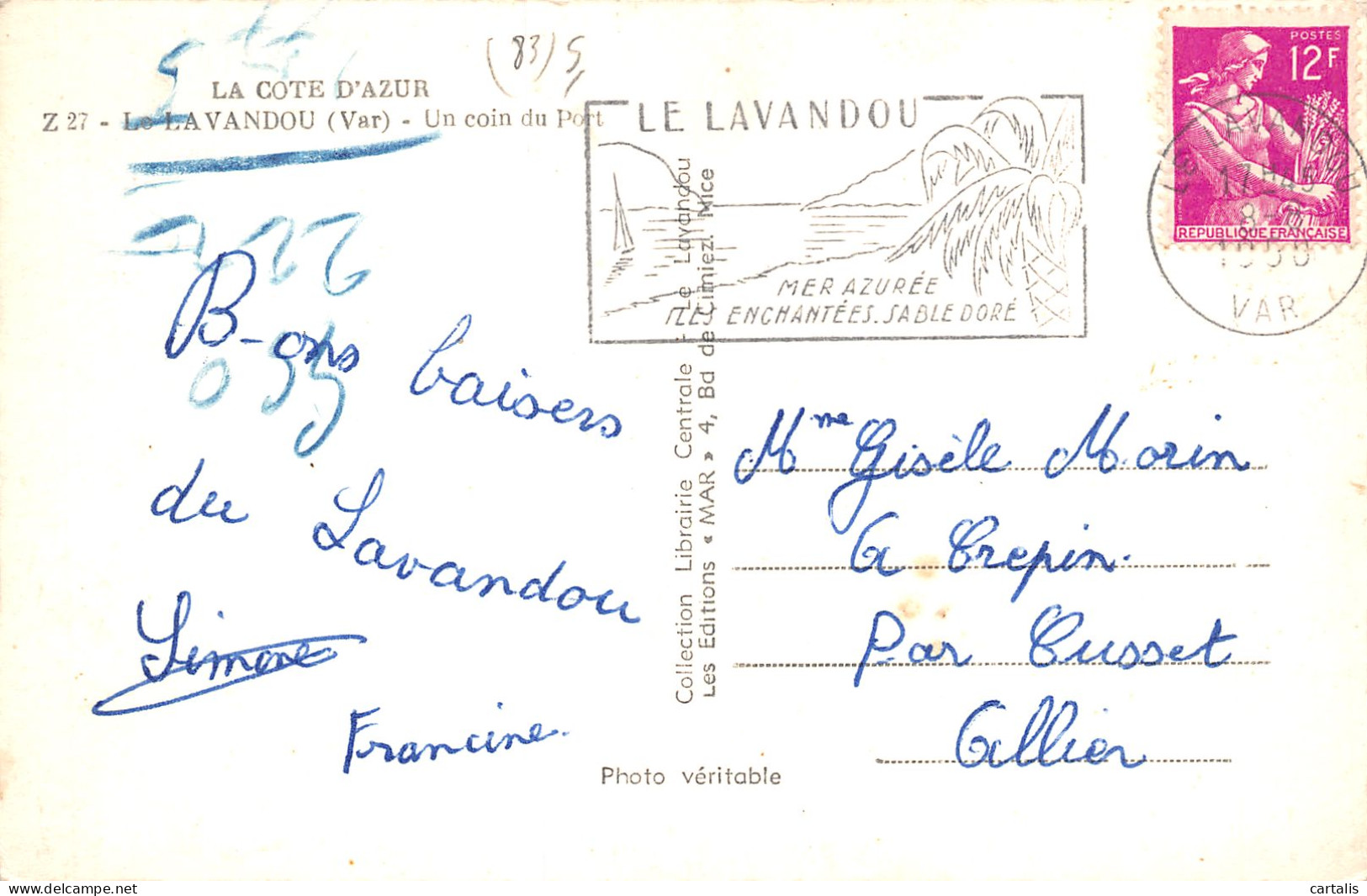 83-LE LAVANDOU-N°C4127-G/0317 - Le Lavandou