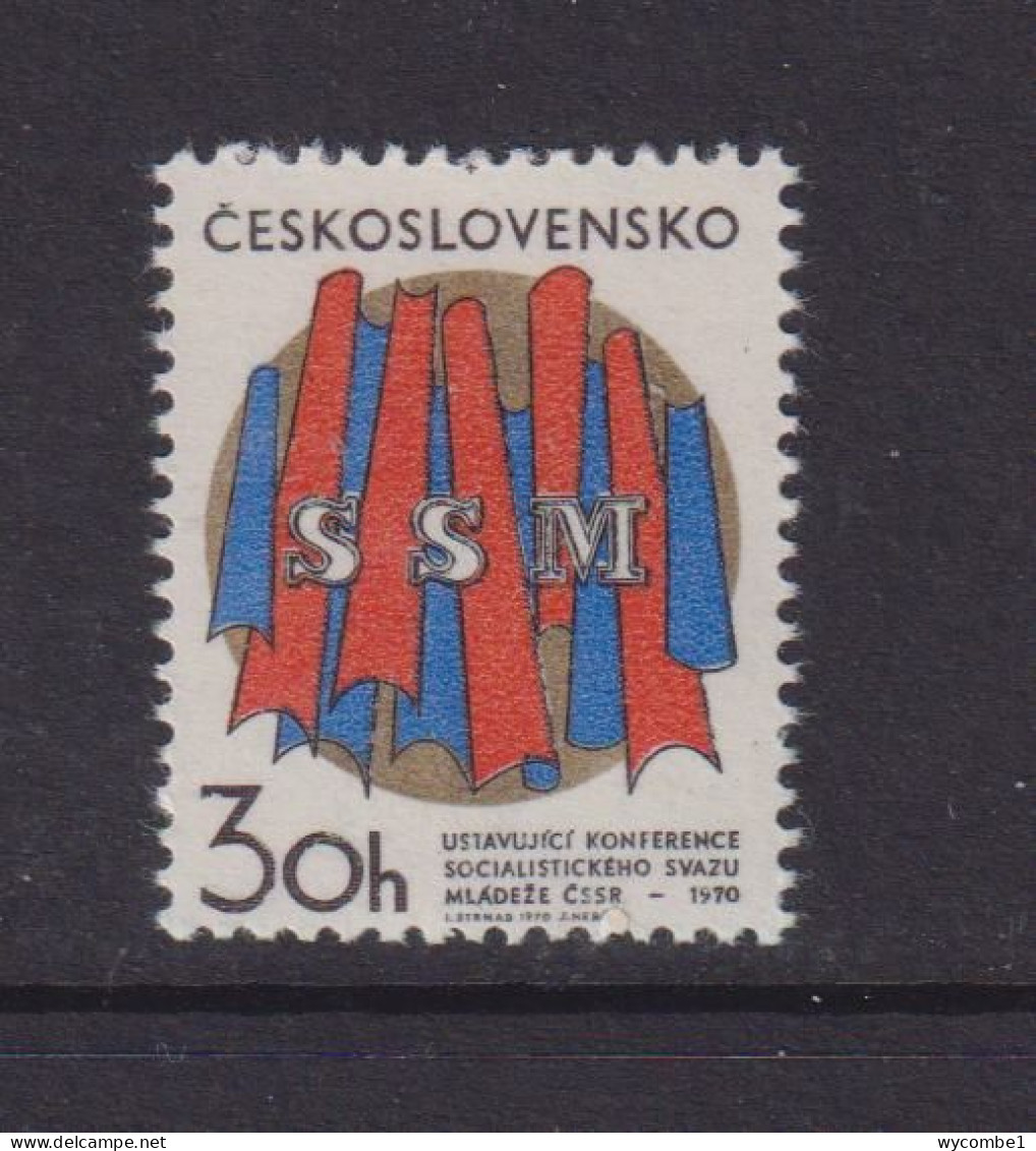 CZECHOSLOVAKIA  - 1970 Socialist Youth Federation 30h Never Hinged Mint - Unused Stamps