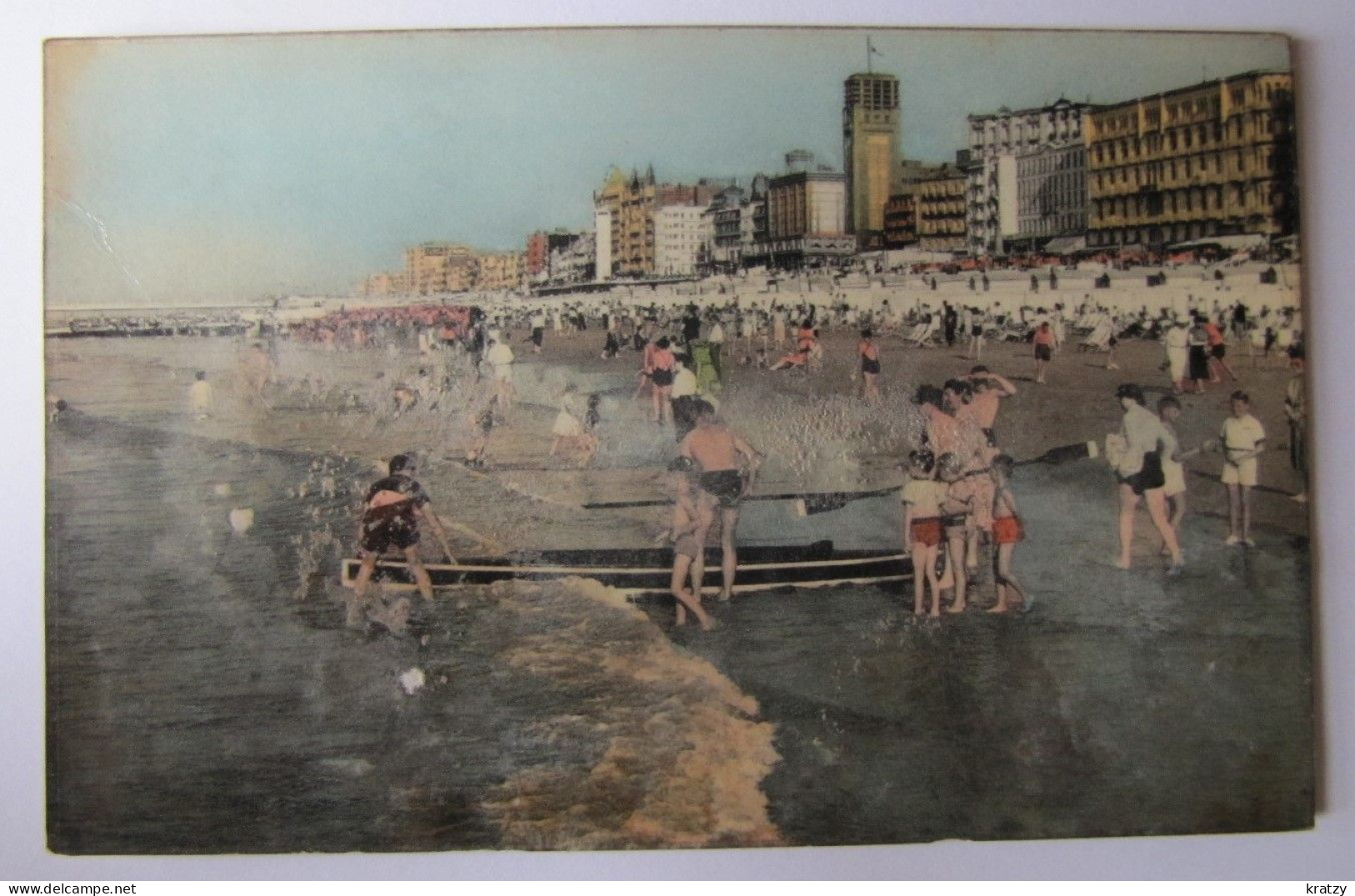 BELGIQUE - FLANDRE OCCIDENTALE - BLANKENBERGE - La Plage - 1958 - Blankenberge