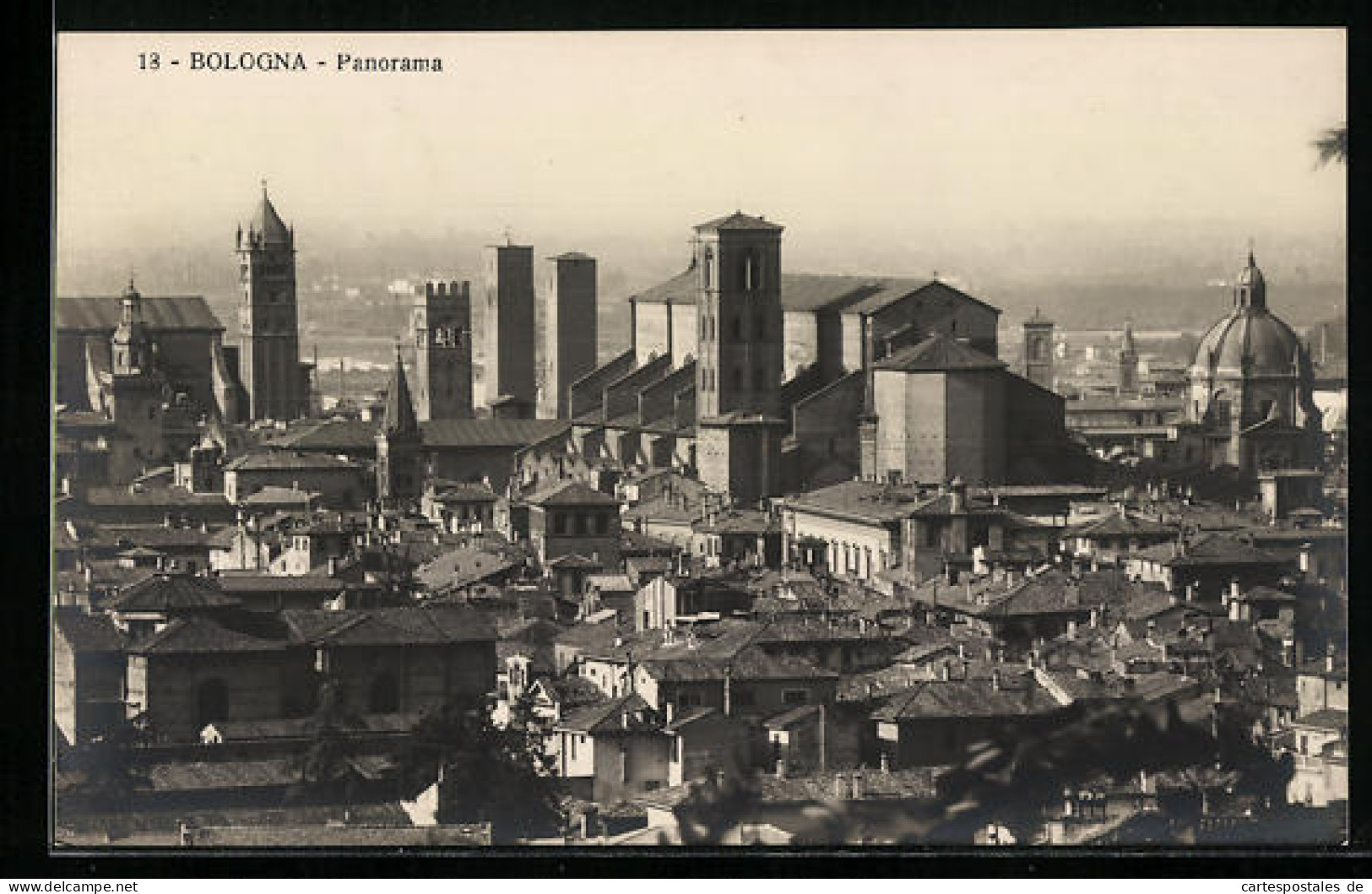 Cartolina Bologna, Panorama  - Bologna