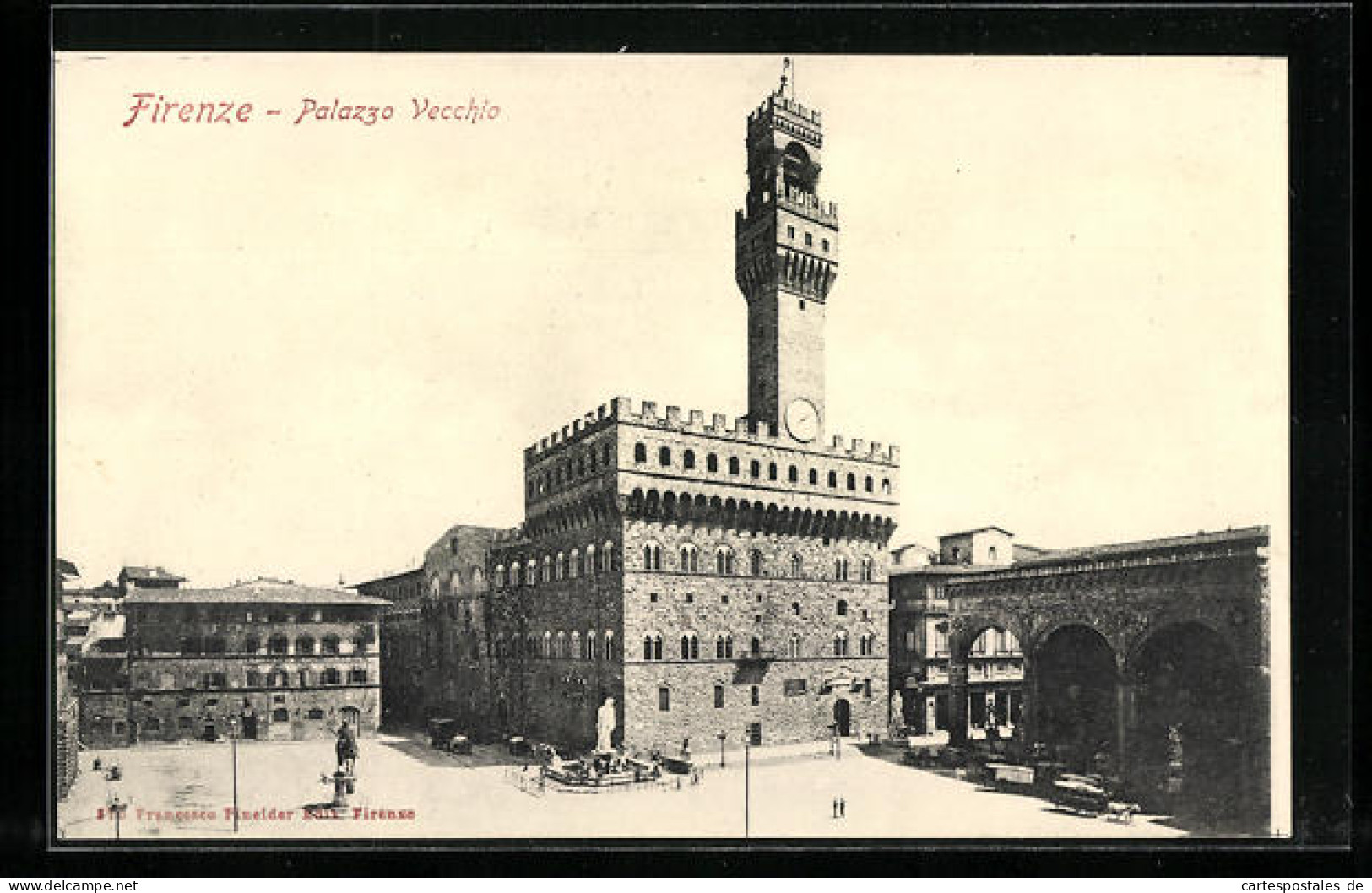 Cartolina Firenze, Palazzo Vecchio  - Firenze (Florence)