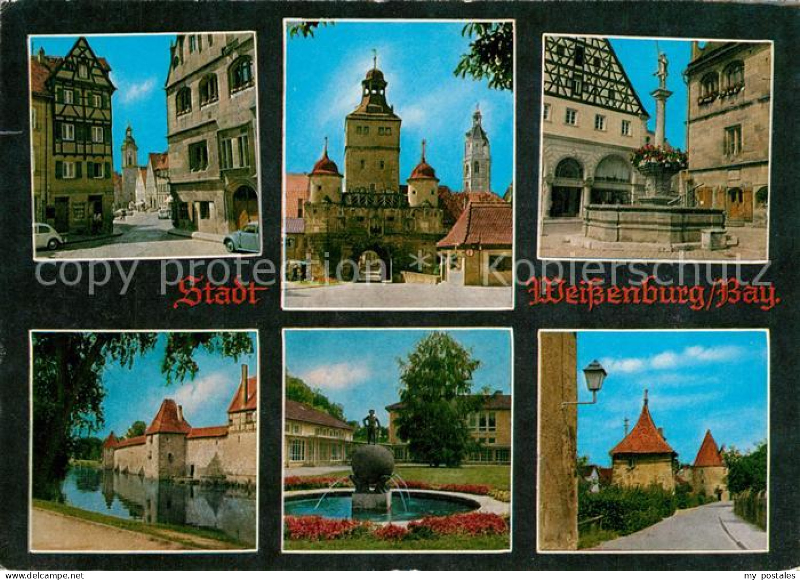 73311385 Weissenburg Bayern Brunnen Stadtmauer Stadttor  Weissenburg Bayern - Duisburg