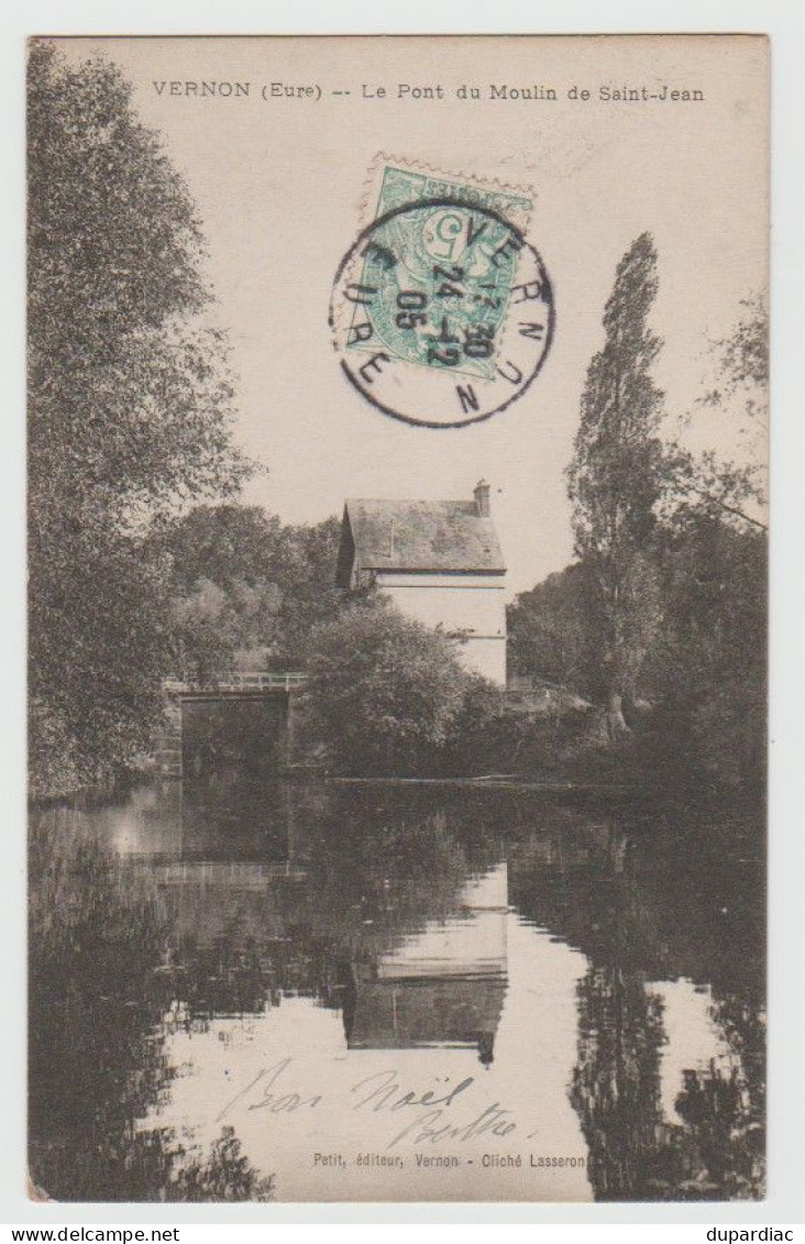 27 - Eure / VERNON -- Le Pont Du Moulin De Saint Jean. - Vernon