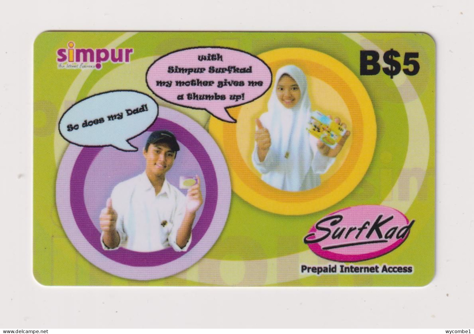 BRUNEI - Simpur Remote Phonecard - Brunei