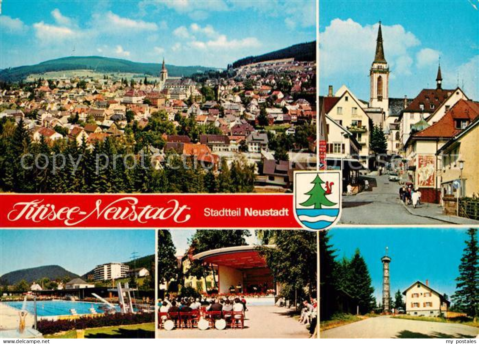 73311311 Neustadt Titisee Panorama Freibad Stadtpanorama Konzerthalle Neustadt T - Titisee-Neustadt