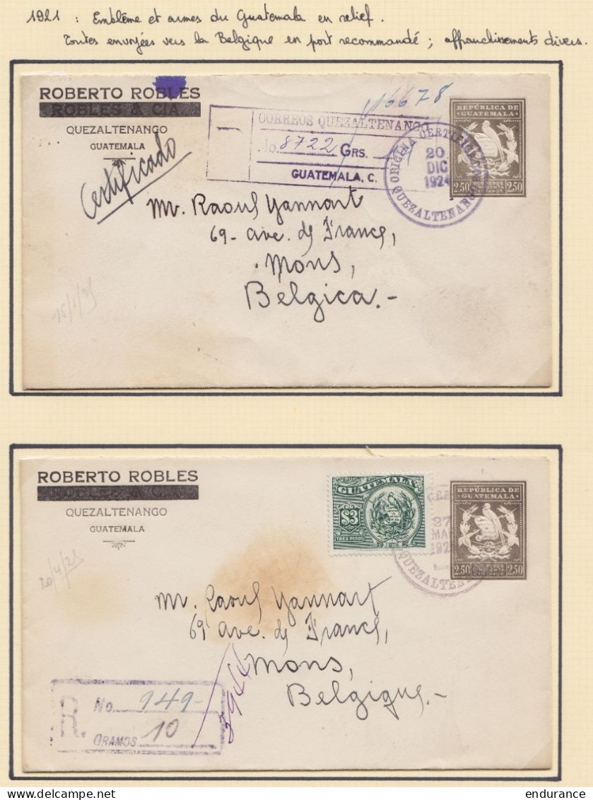 Guatemala - Superbe collection de 60 entiers postaux (cartes, cartes-lettres, …) voir scans