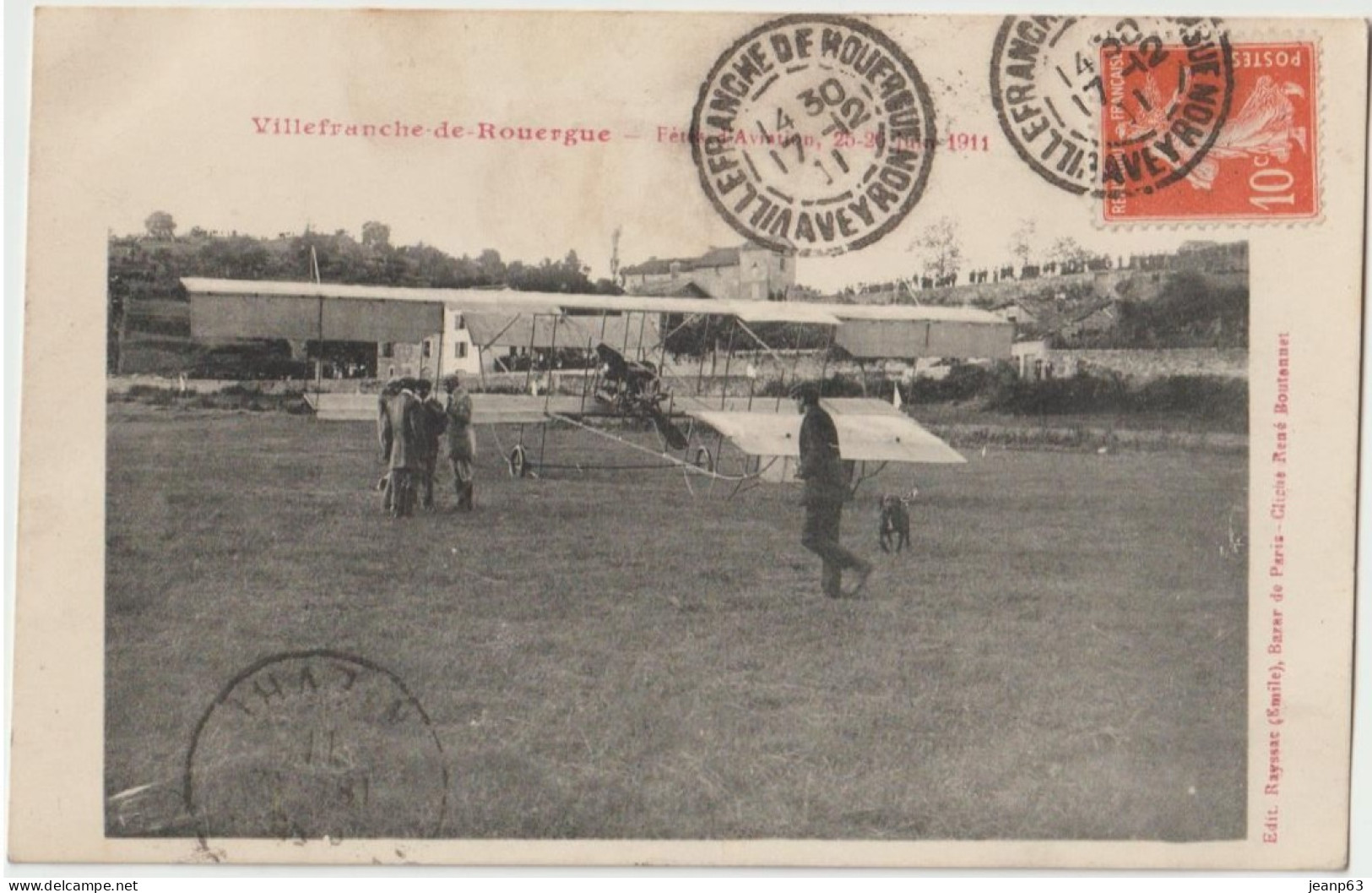 VILLEFRANCHE-DE-ROUERGUE - Fête De L'Aviation - 1911 - Villefranche De Rouergue