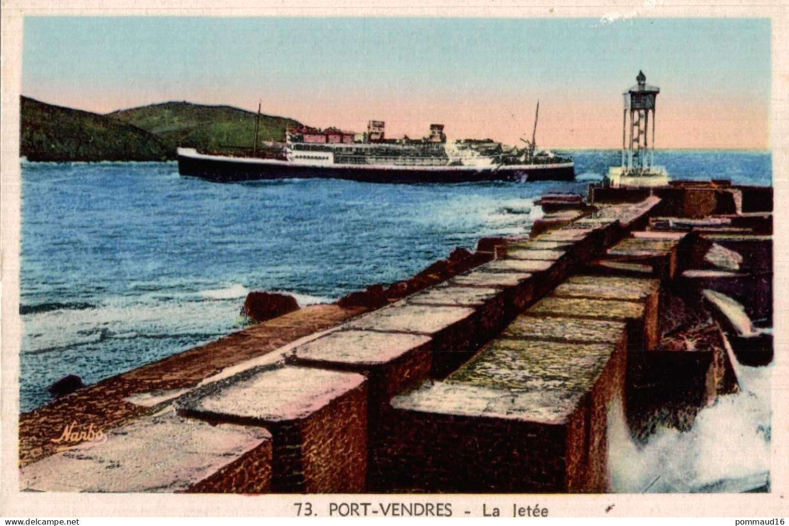 CPA Port-Vendres La Jetée - Port Vendres