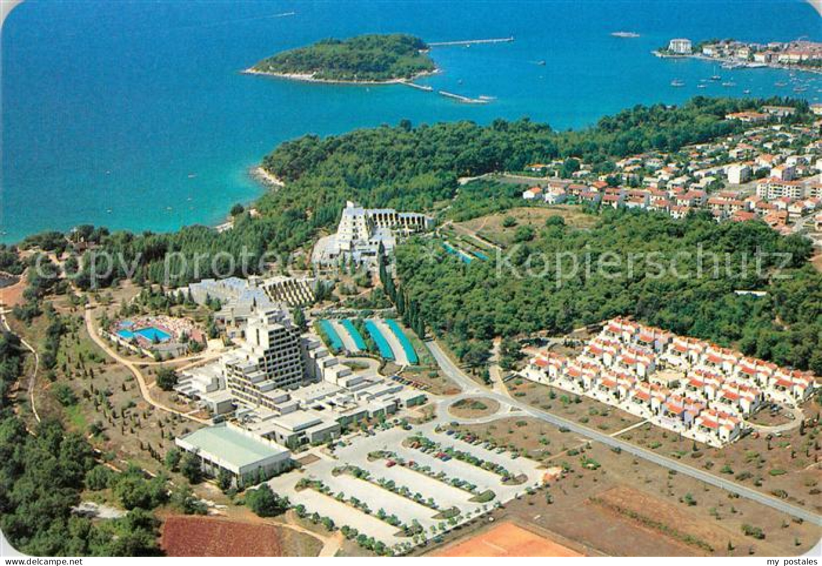 73311118 Porec Ferienanlagen Hotels Fliegeraufnahme Porec - Croatie