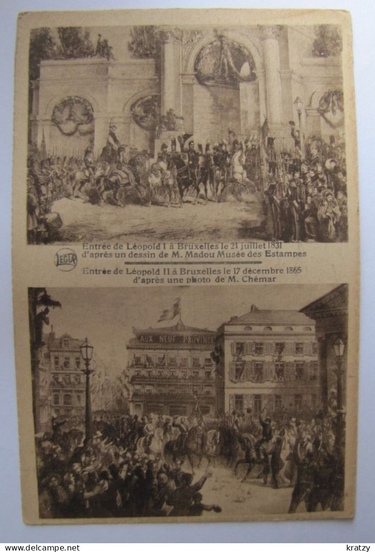 BELGIQUE - BRUXELLES - Entrée De Léoold Ier Le 21 Juillet 1831 - Feesten En Evenementen