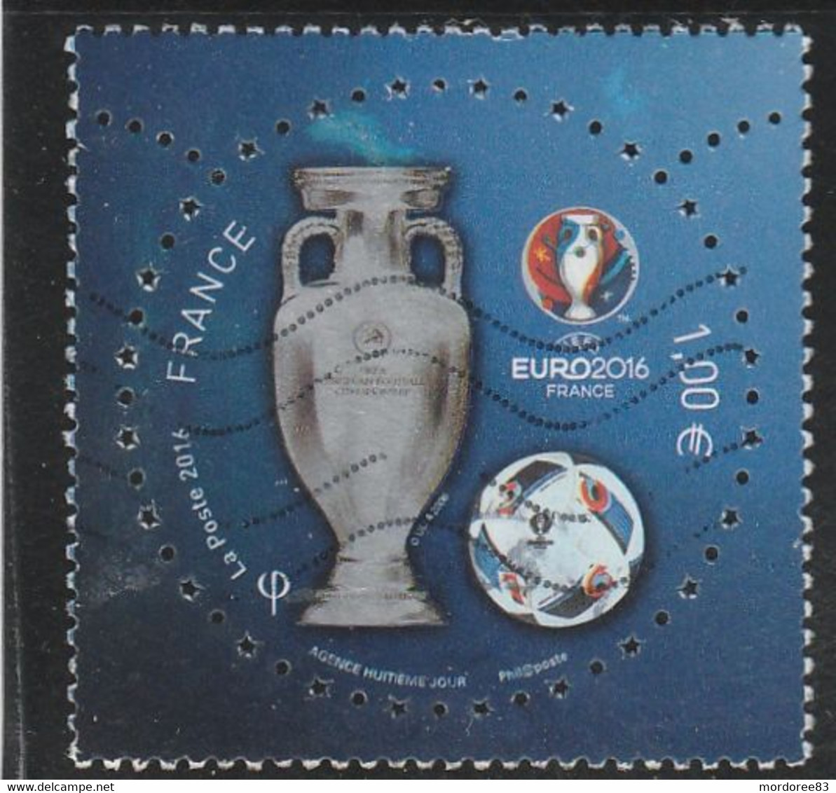 FRANCE EURO 2016 OBLITERE YT 5039 - Used Stamps