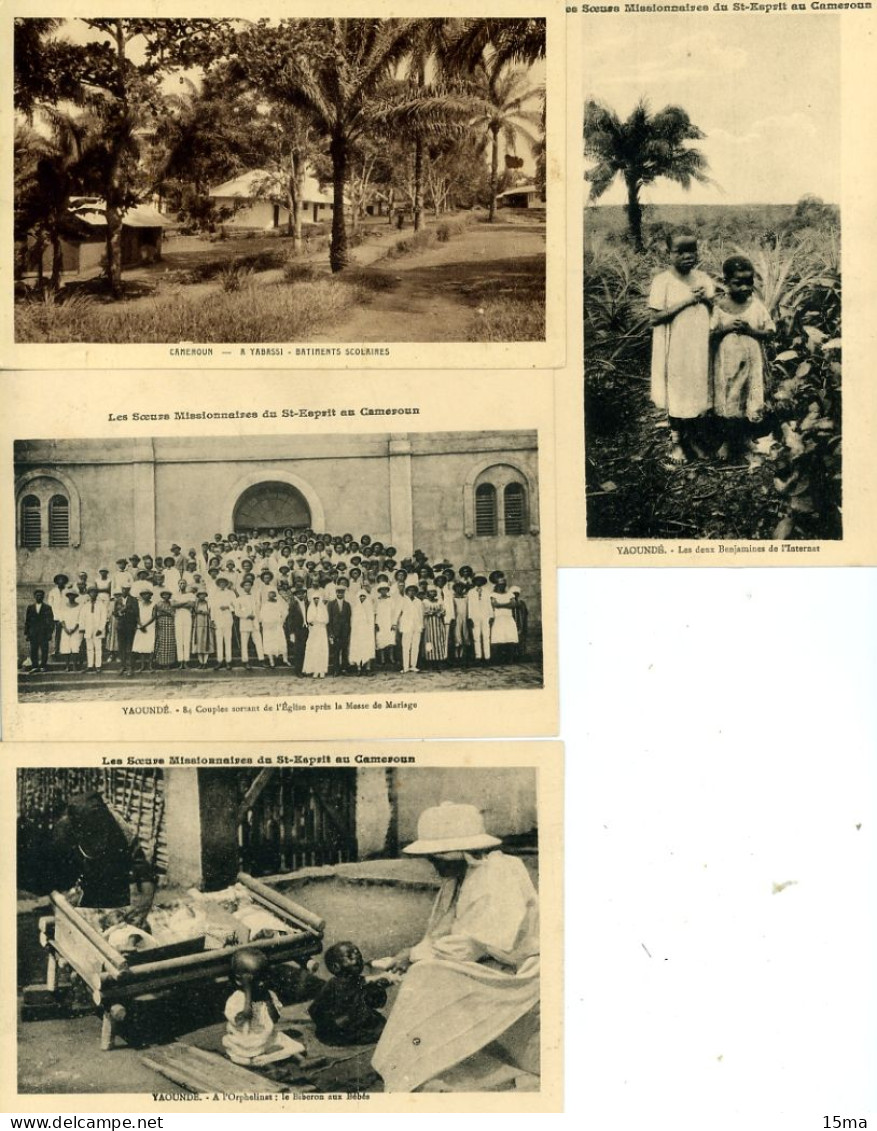 Les Soeurs Missionnaires Du St Esprit Au Cameroun Yaounde Serie De 20 Cartes Postales - Cameroon