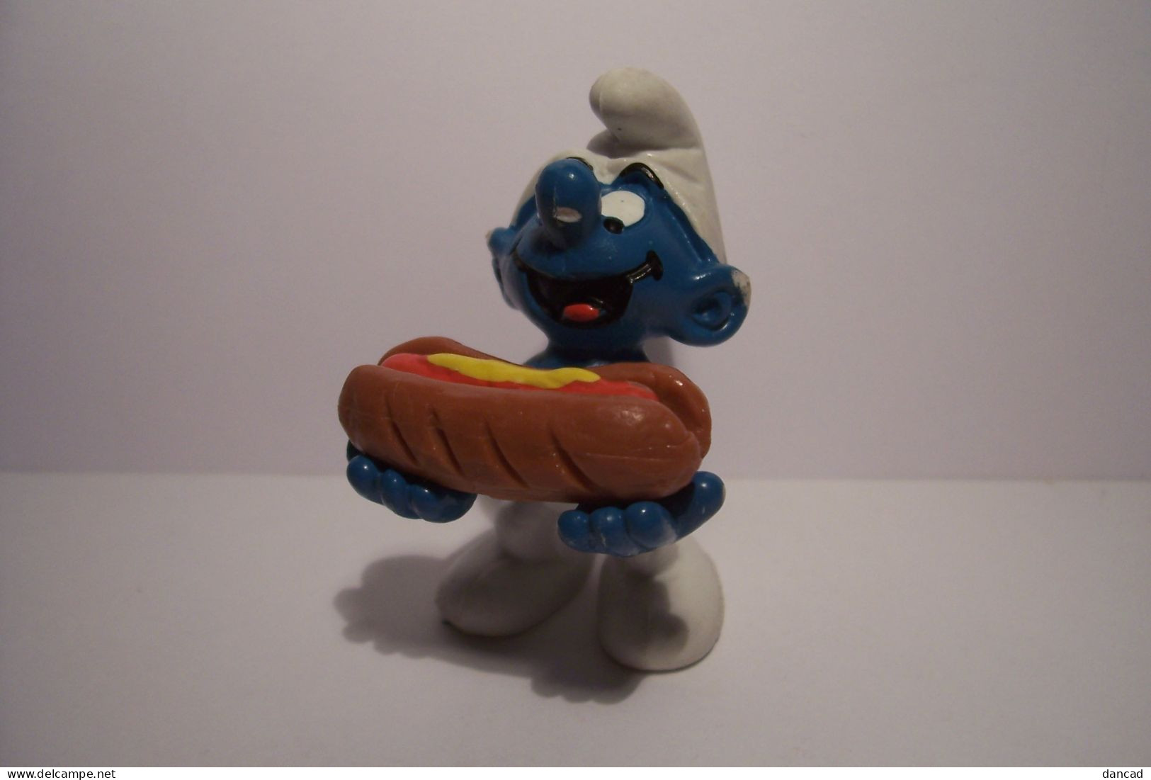 SCHTROUMPFS  -   SCHTROUMPF -  GOURMAND  ( SANDWICH )-  PEYO - 1992 -SCHLEICH - PORTUGAL - Schtroumpfs