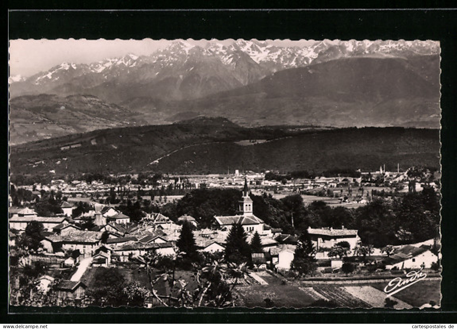 CPA Claix, Les Ponts Et La Chaîne De Belledonne  - Claix