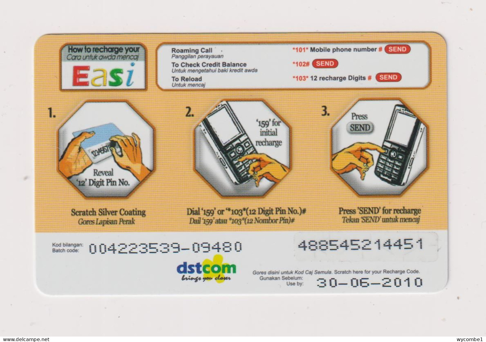 BRUNEI - Instant Rewards Remote Phonecard - Brunei