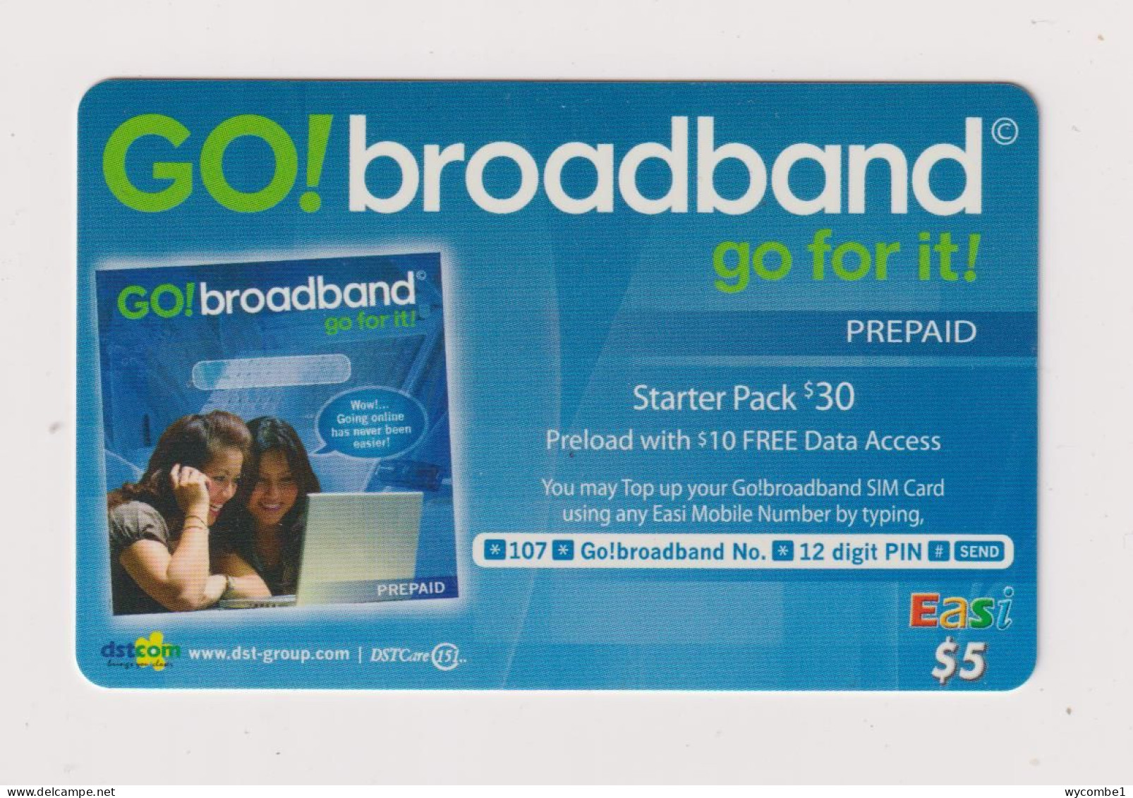 BRUNEI - Go Broadband Remote Phonecard - Brunei