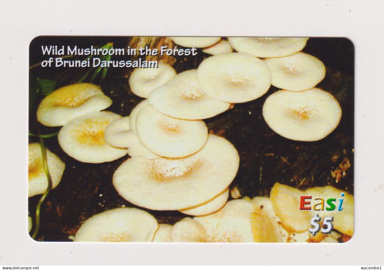 BRUNEI - Wild Mushrooms Remote Phonecard - Brunei