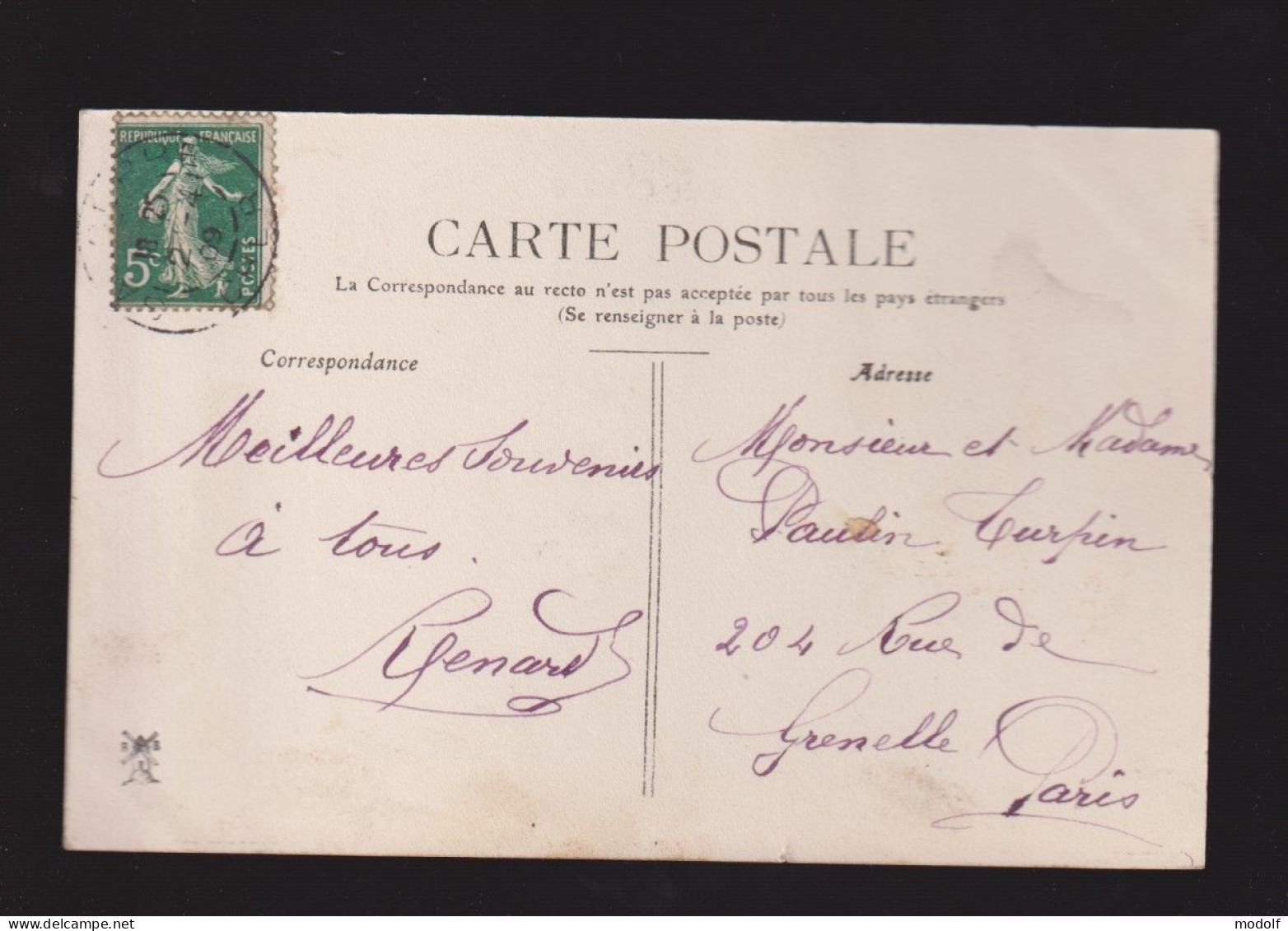 CPA - 18 - Sancerre - Rue Du Château - Colorisée - Circulée En 1909 - Sancerre