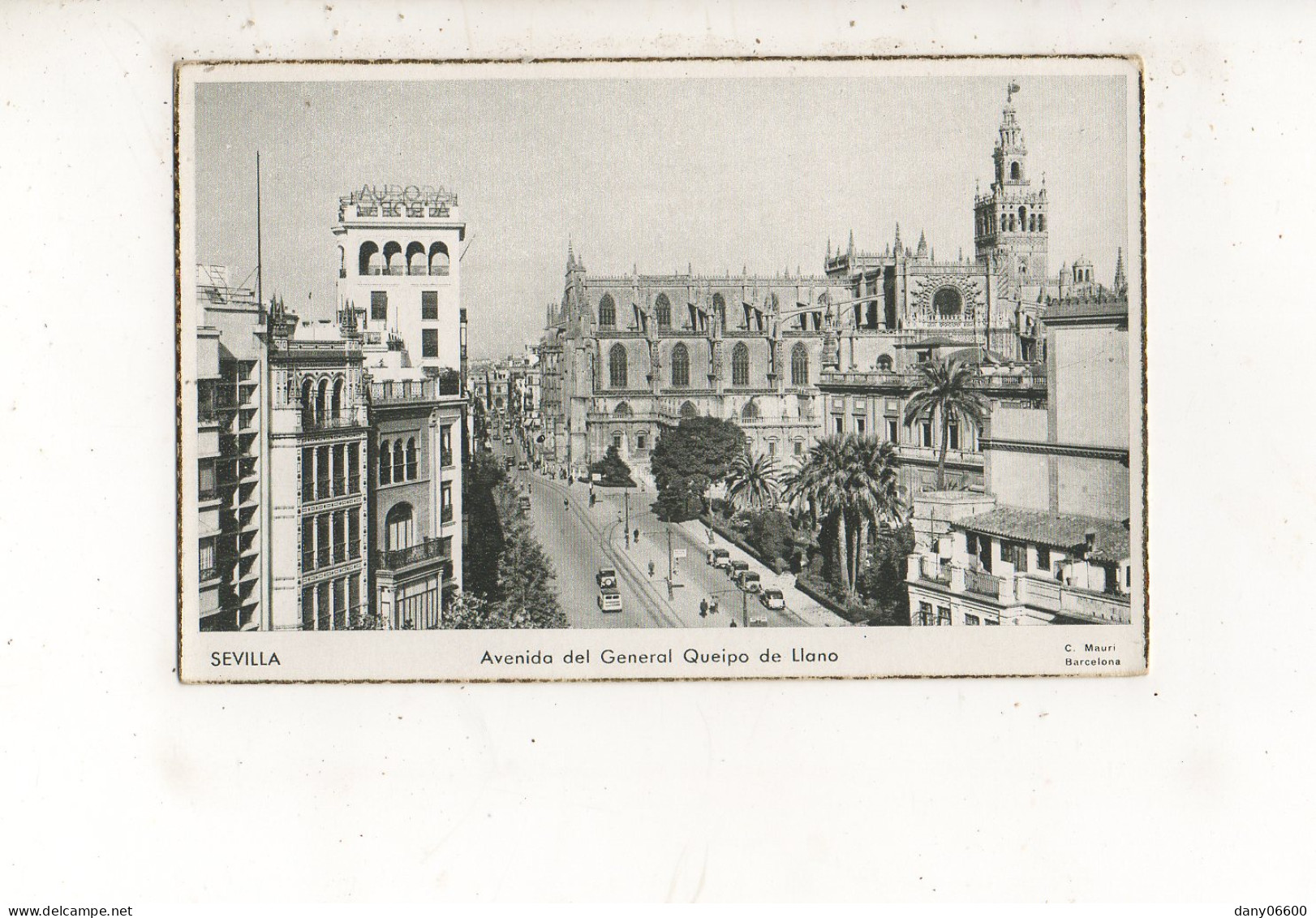 SEVILLA - Avenida Del General Queipo De Llano (carte Animée) - Sevilla