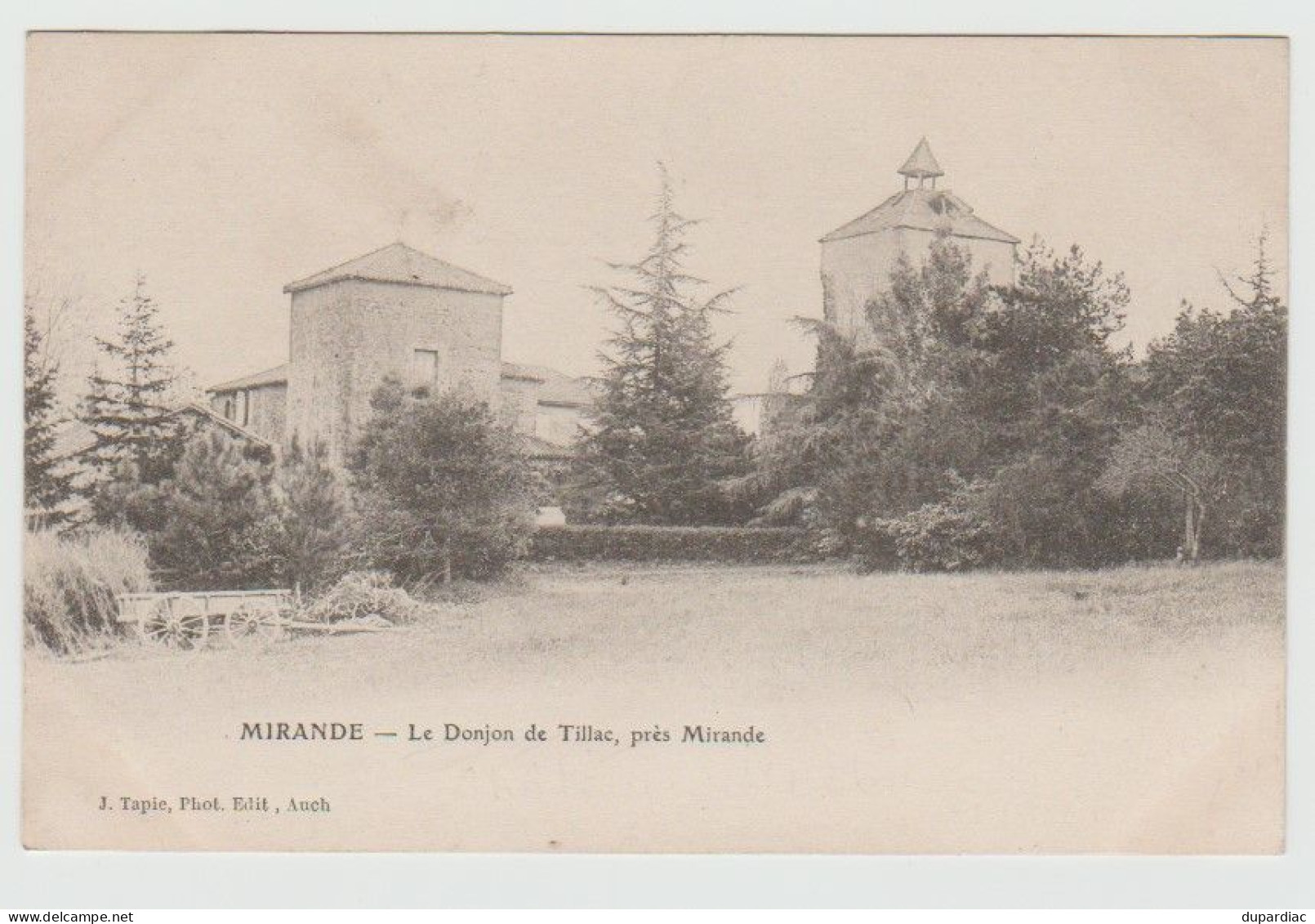 32 - Gers / MIRANDE -- Le Donjon De Tillac >>> Légende Erronée >>> MIRANDE -- Le Château D'Astarac. - Mirande