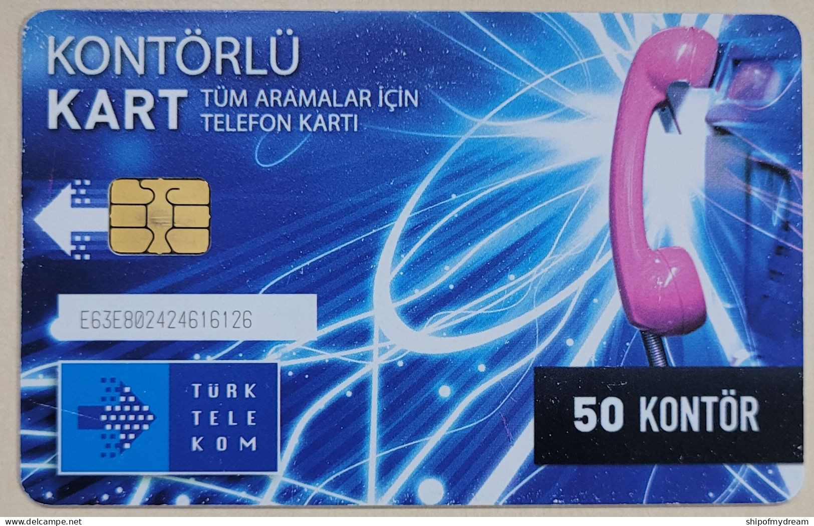 Turkey. Turk Telekom. TR-TT-C-0211. Kontorlu Kart 50. 2012 - Türkei