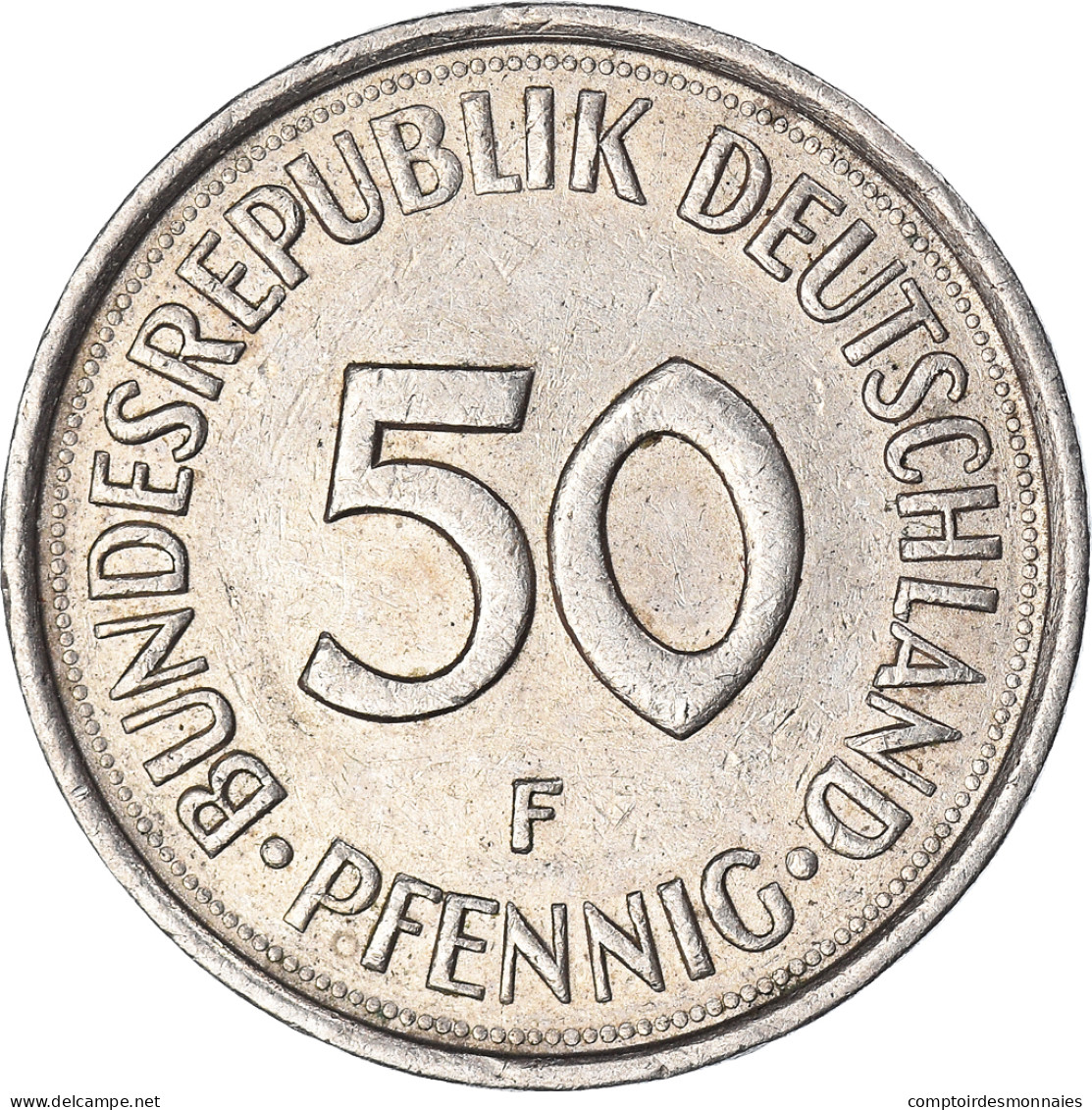 Monnaie, Allemagne, 50 Pfennig, 1977 - 50 Pfennig