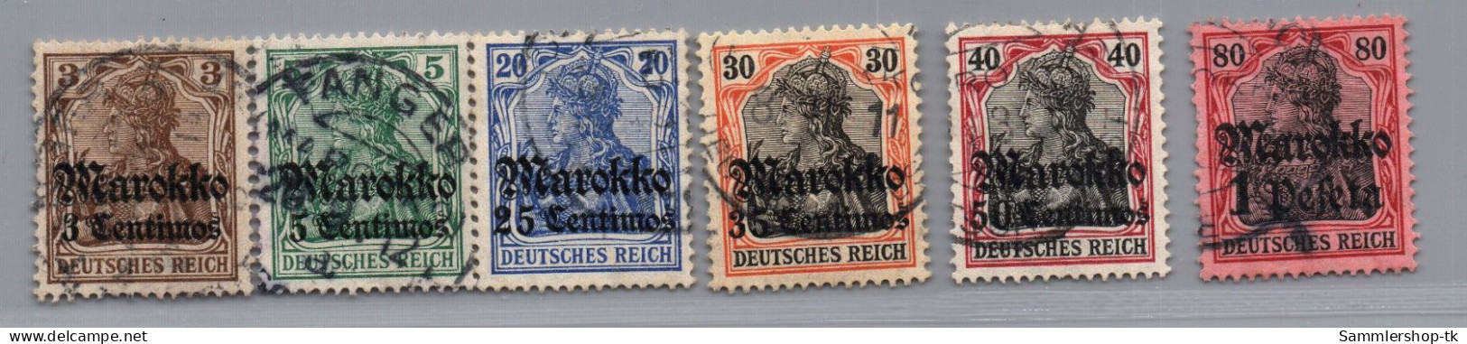 Deutsche Auslandspostämter Marokko Michel-Nr. (Lot Aus) 46 - 54 Postfrisch - Deutsche Post In Marokko