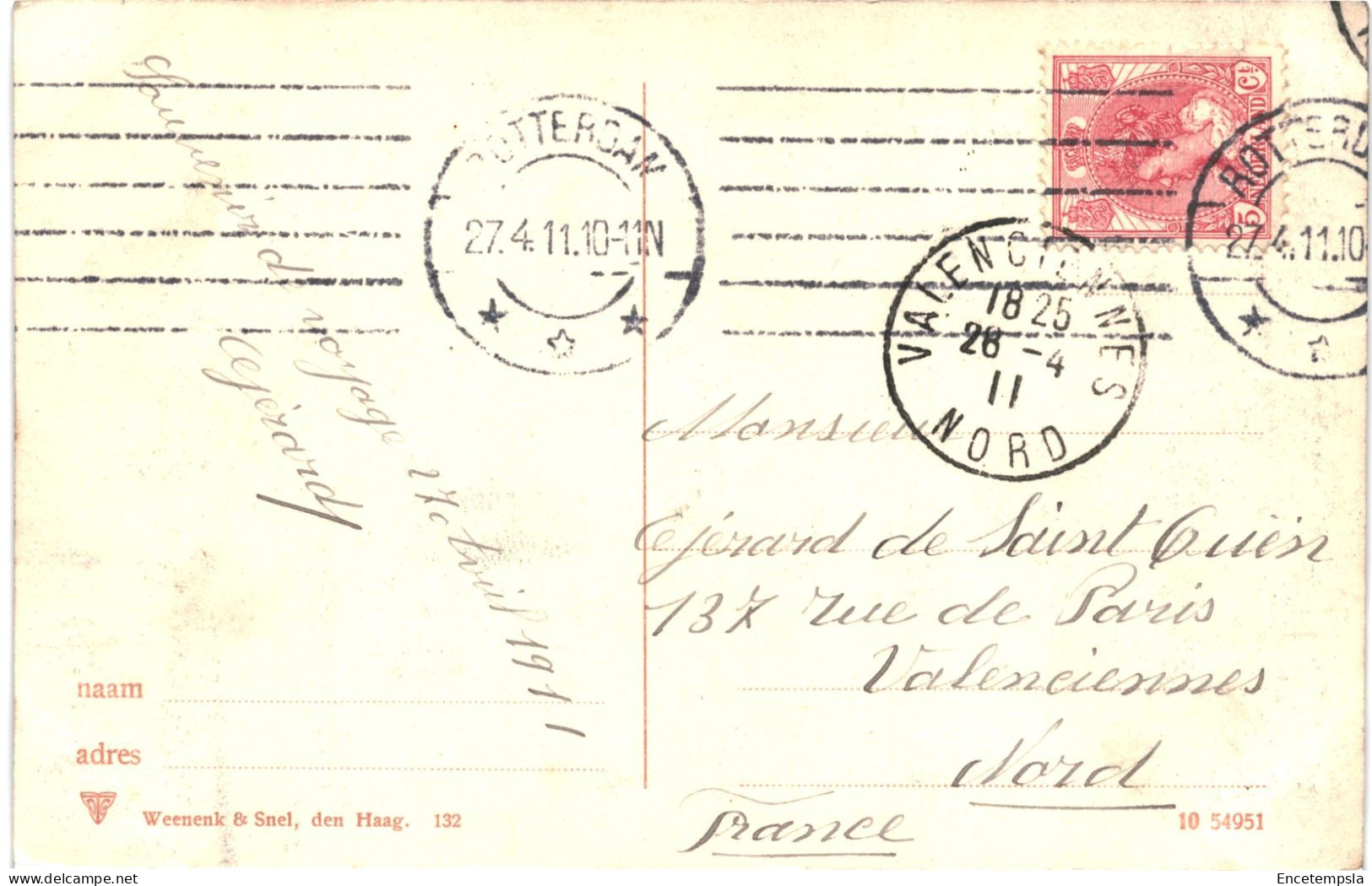 CPA Carte Postale Pays Bas Den Haag Koninklijk Paleis 1911  VM80428 - Den Haag ('s-Gravenhage)