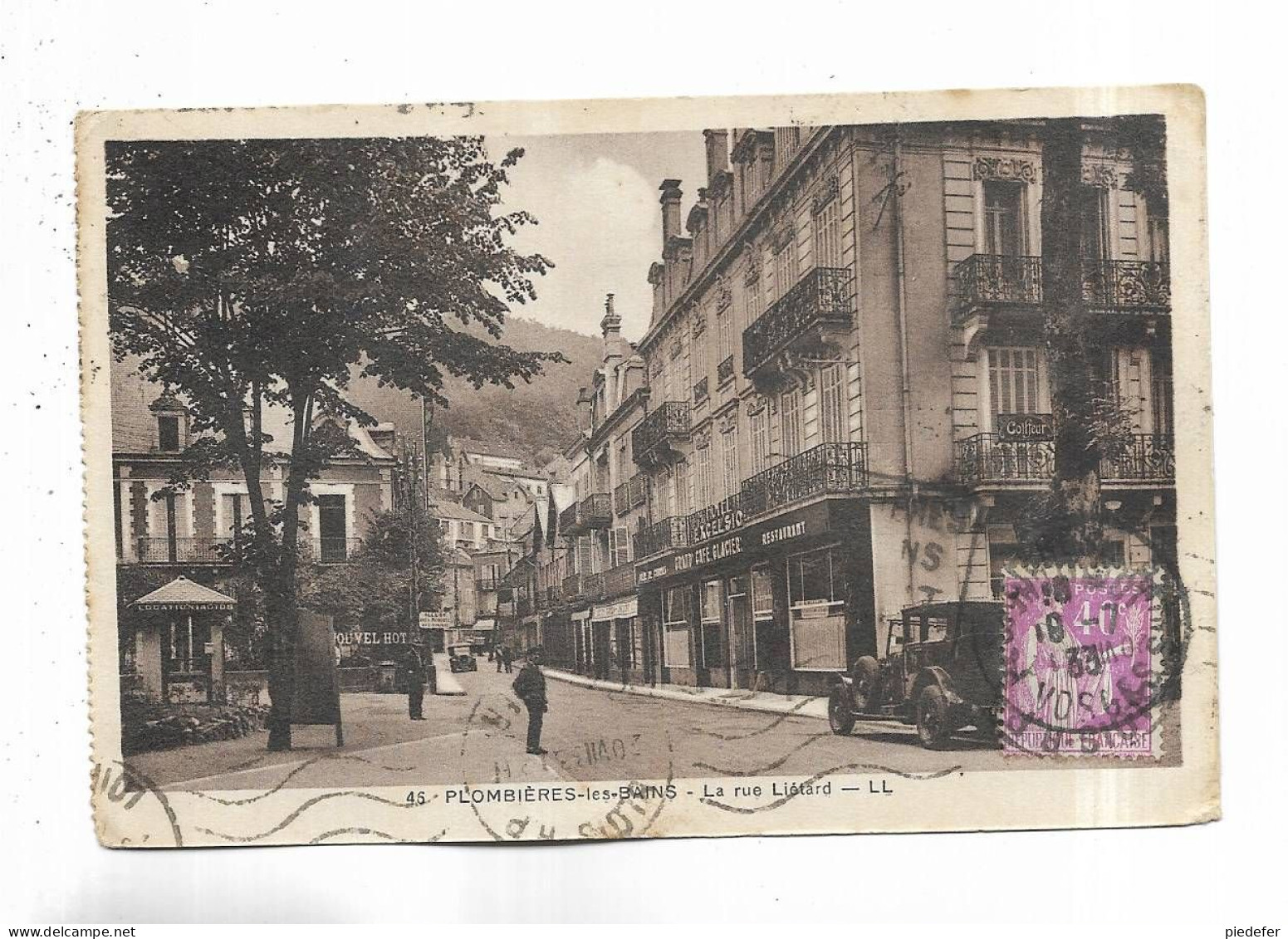 88 -  PLOMBIERES-LES-BAINS  -  La Rue Liétard - Plombieres Les Bains