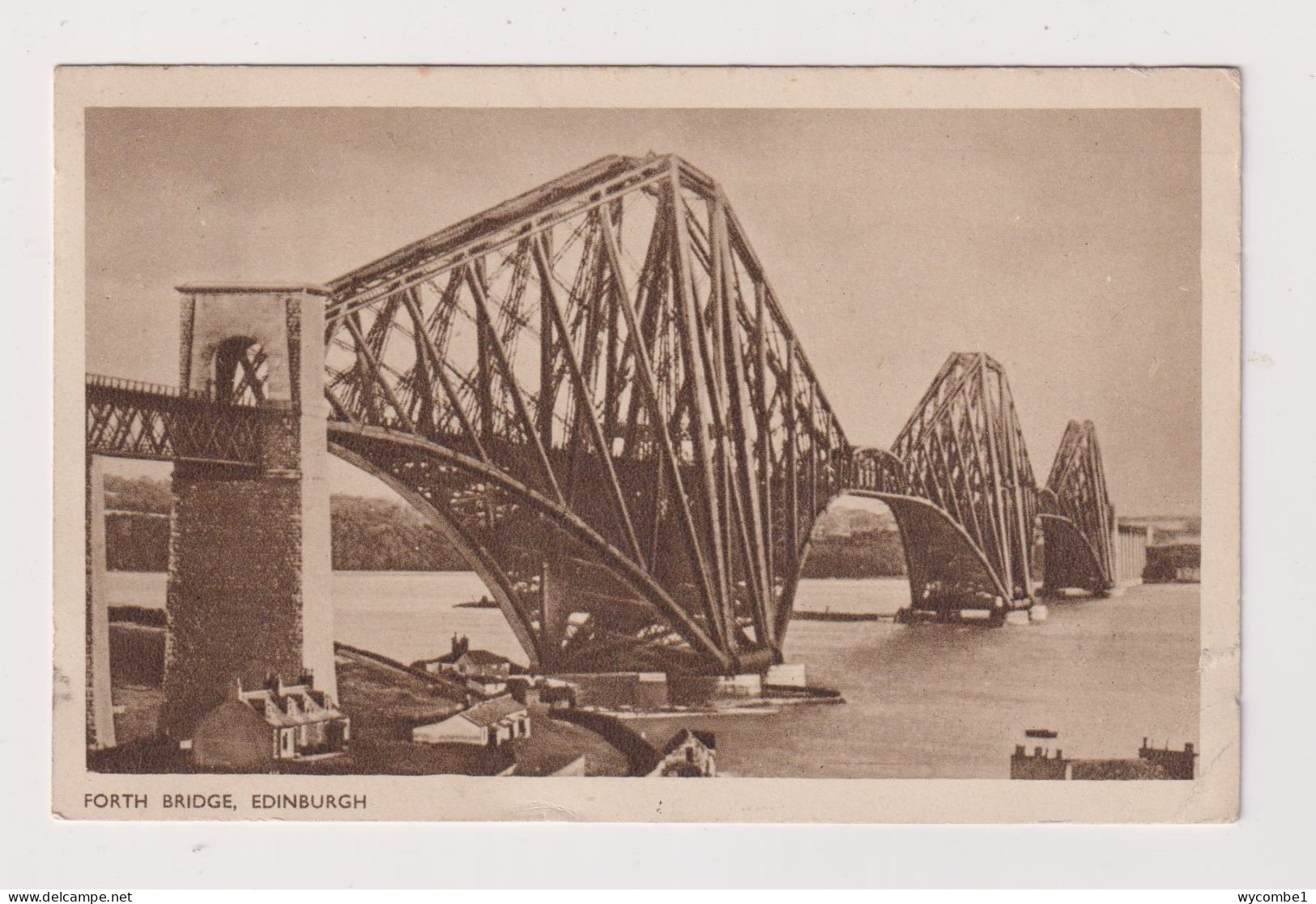 SCOTLAND - Edinburgh Forth Bridge Used Vintage Postcard - Midlothian/ Edinburgh