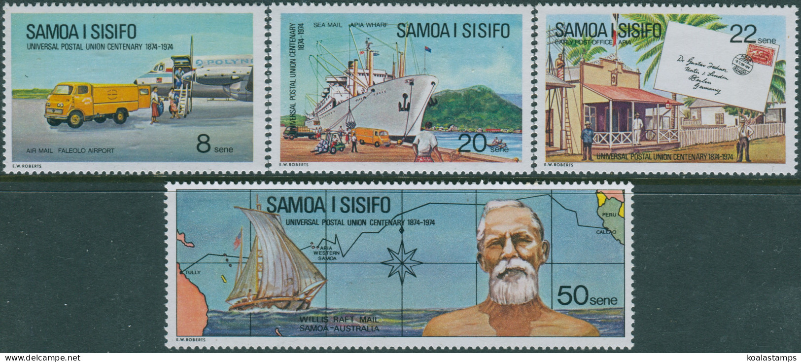 Samoa 1974 SG430-433 UPU Set MNH - Samoa