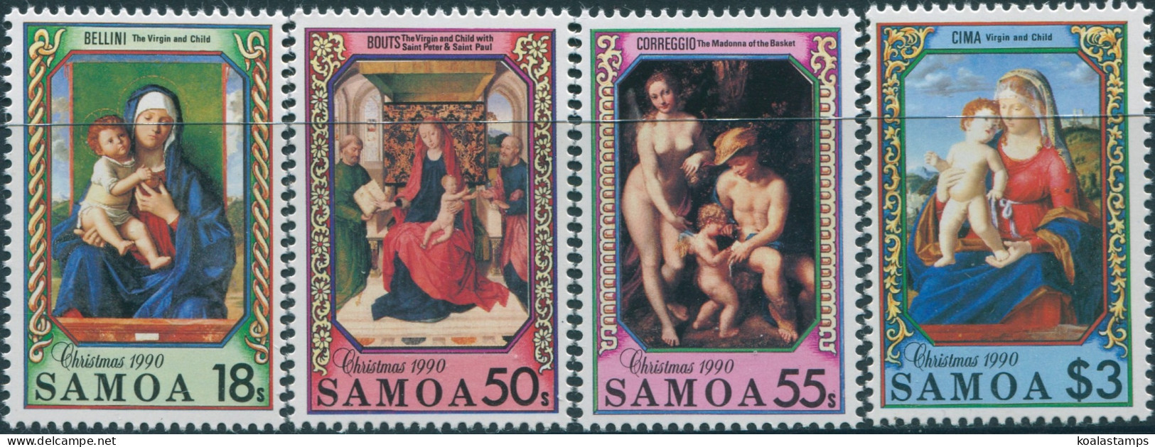Samoa 1990 SG852-855 Christmas Set MNH - Samoa (Staat)