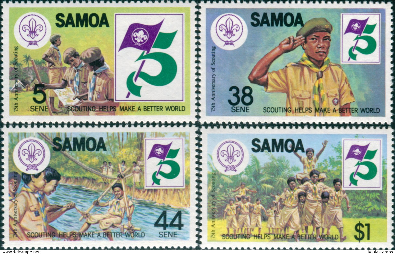 Samoa 1982 SG620-623 Scouts Set MNH - Samoa