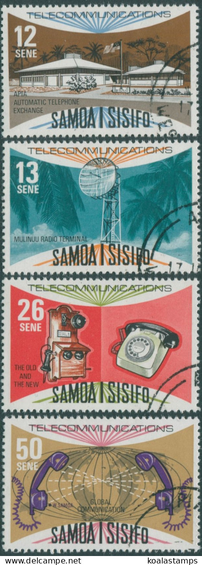 Samoa 1977 SG492-495 Telecommunications Set FU - Samoa