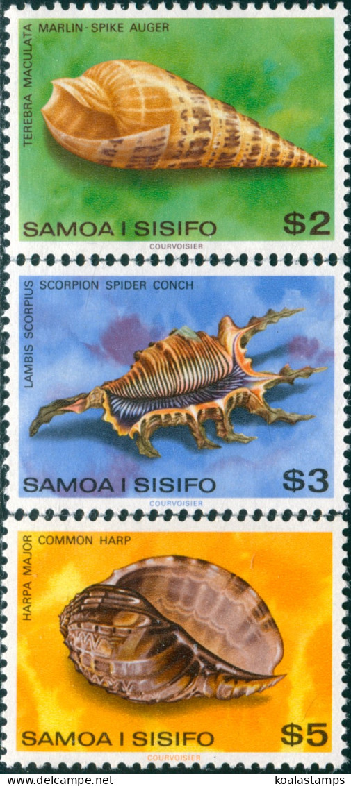 Samoa 1978 SG530a-530c Shells MNH - Samoa